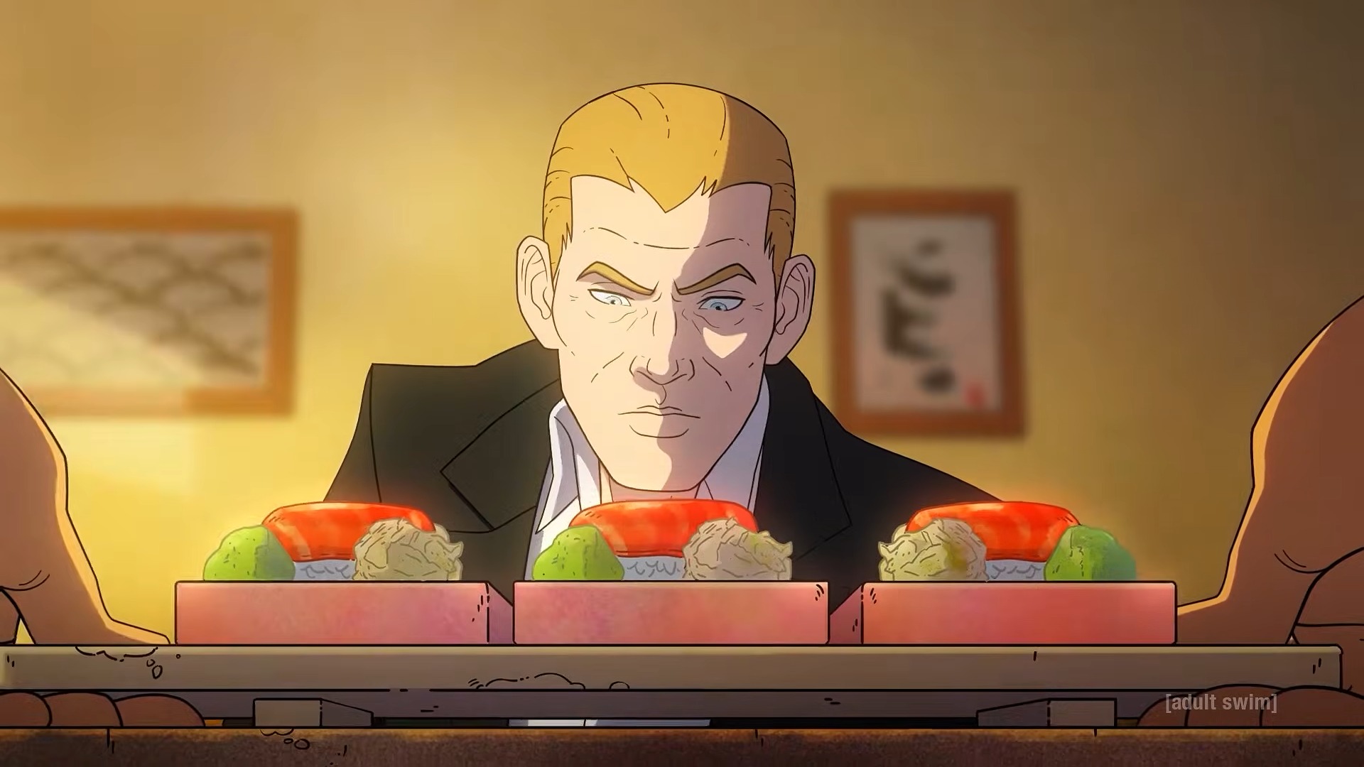 アニメ『GET JIRO』10月3日に配信決定。シャリに醤油をつけたら“斬首”する伝説の寿司職人の闘争を描く_002