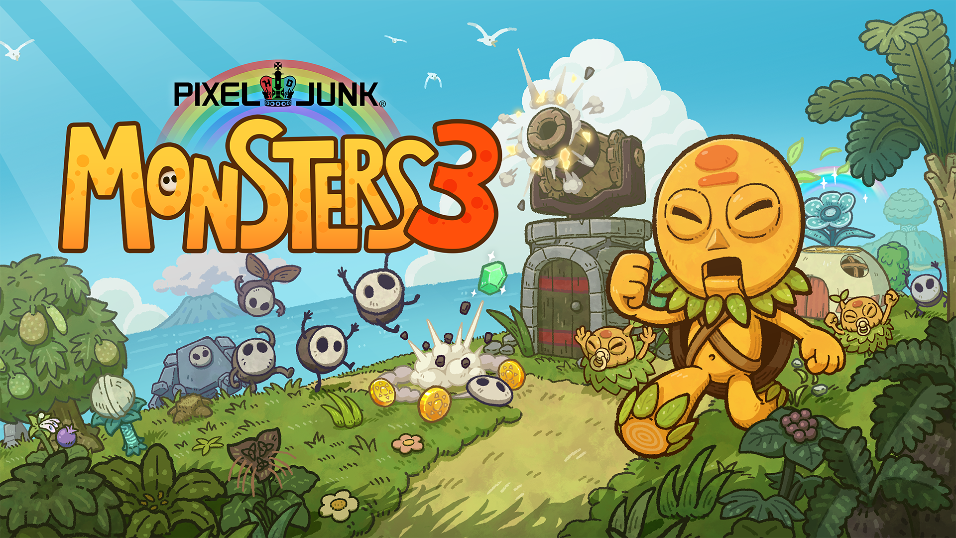 あたたかい手描きイラストのタワーディフェンスゲーム『PixelJunk Monsters 3』が発表_005