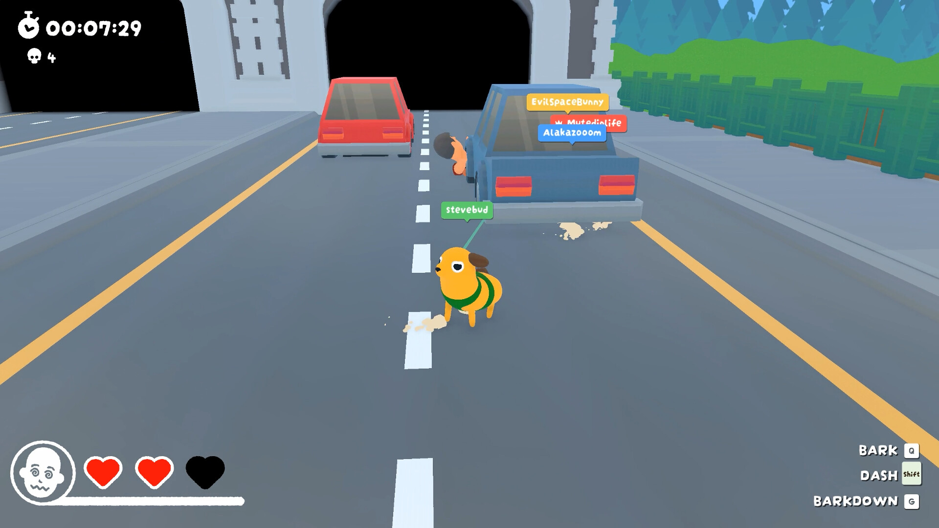 【最大4人】“犬”になって飼い主を引きずり回すゲーム『Ruffed Up』の体験版が配信中_002