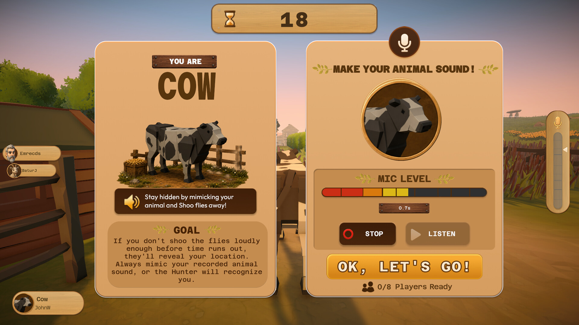 【最大8人】動物の“鳴き声をマネ”して逃げるパーティーゲーム『Moo Who?』が面白そう_002