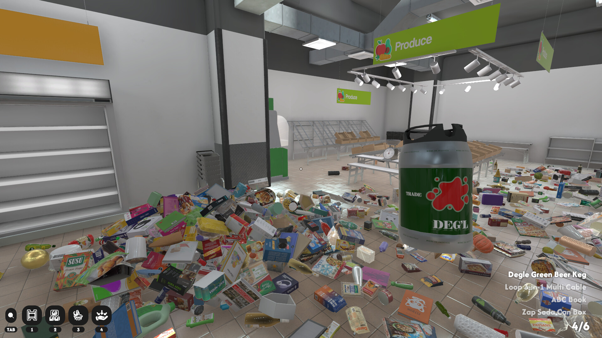 【最大4人】スーパー整理シミュレーションゲーム『Supermarket Chaos』に「9999個」の商品を片付けられる新マップ_006