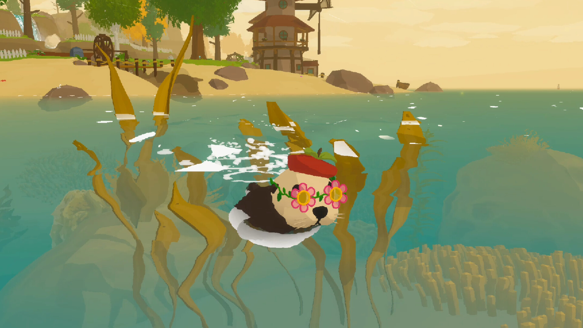 “ラッコ”になって自然界をのびのび冒険するゲーム『Otterly Lost』が超かわいい_011