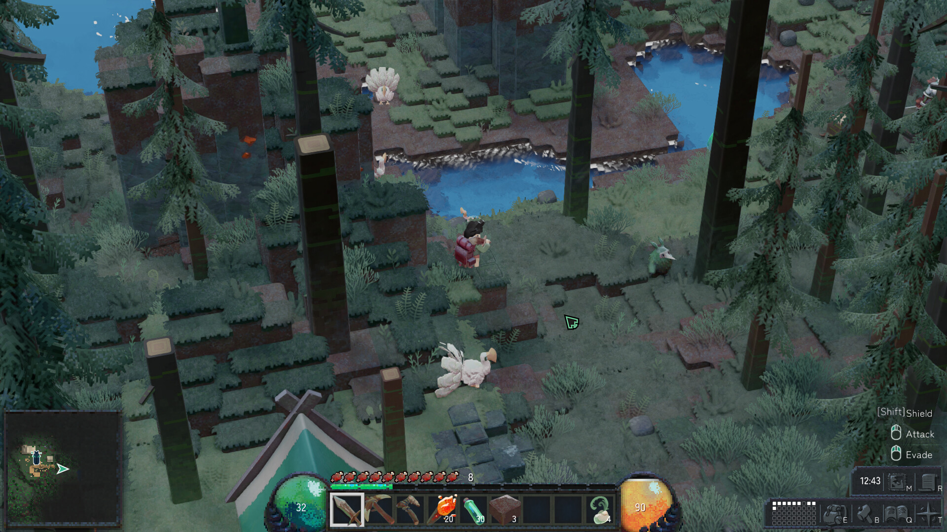幻想的なボクセル世界を冒険するサンドボックスサバイバルゲーム『Direland』が面白そう_005