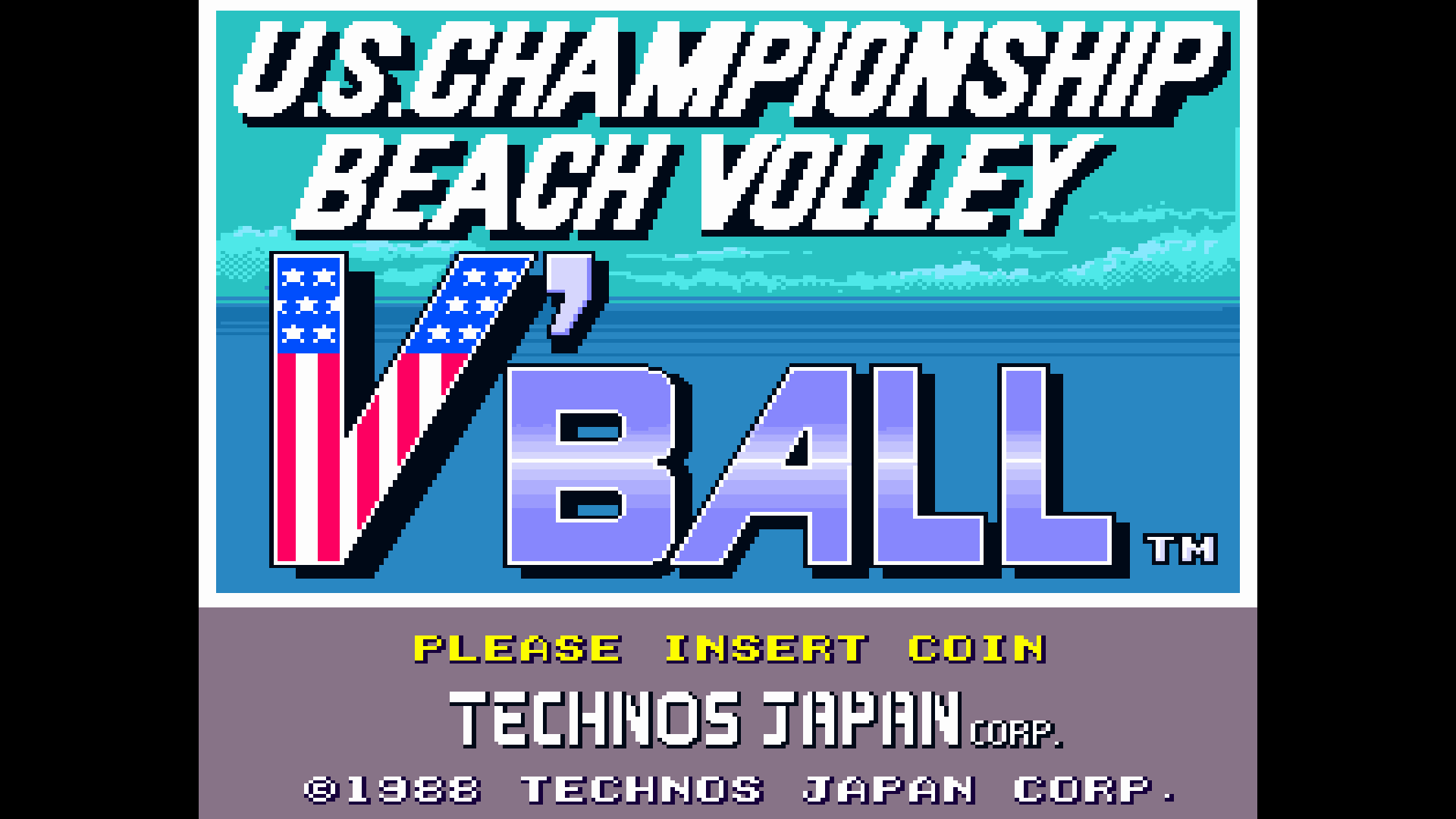 『ビーチバレー V'BALL』が「アケアカ」で復刻。1988年発売のアーケード向けビーチバレーゲーム_002