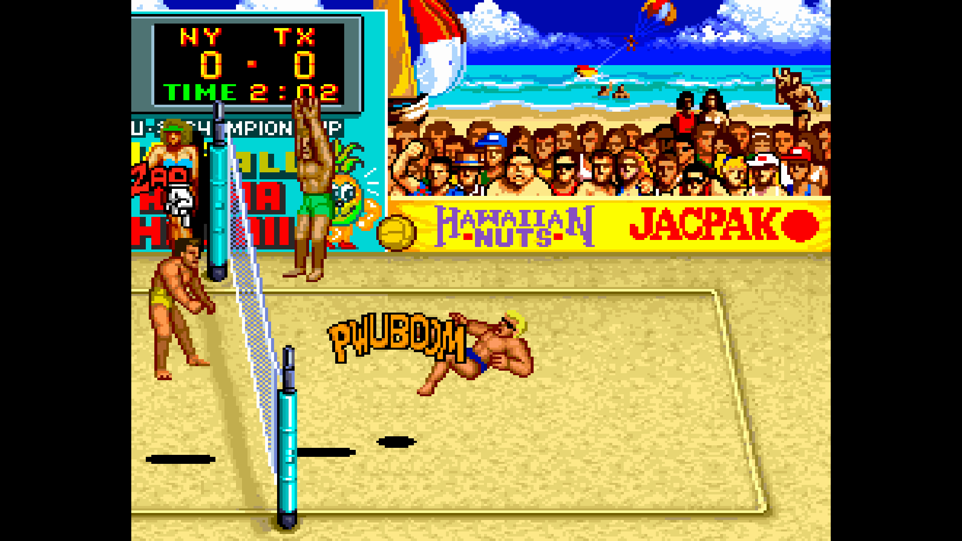 『ビーチバレー V'BALL』が「アケアカ」で復刻。1988年発売のアーケード向けビーチバレーゲーム_005