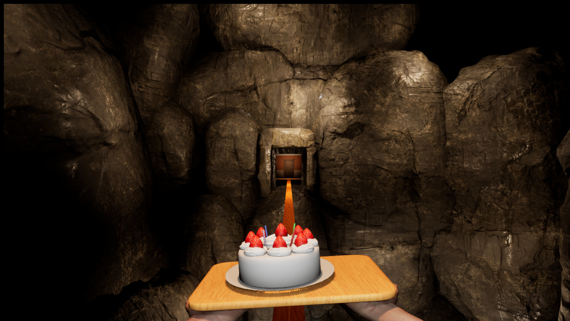 ケーキを落とさないように“運ぶ”ホラーゲーム『Don't Drop The Cake』8月31日にリリース決定_001