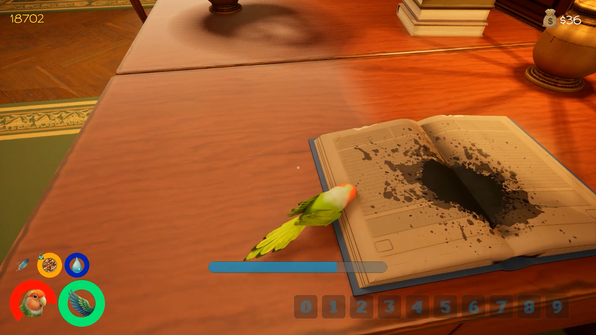オウムになって好き放題イタズラできるゲーム『A Game About Being A Parrot』体験版が公開中
_002