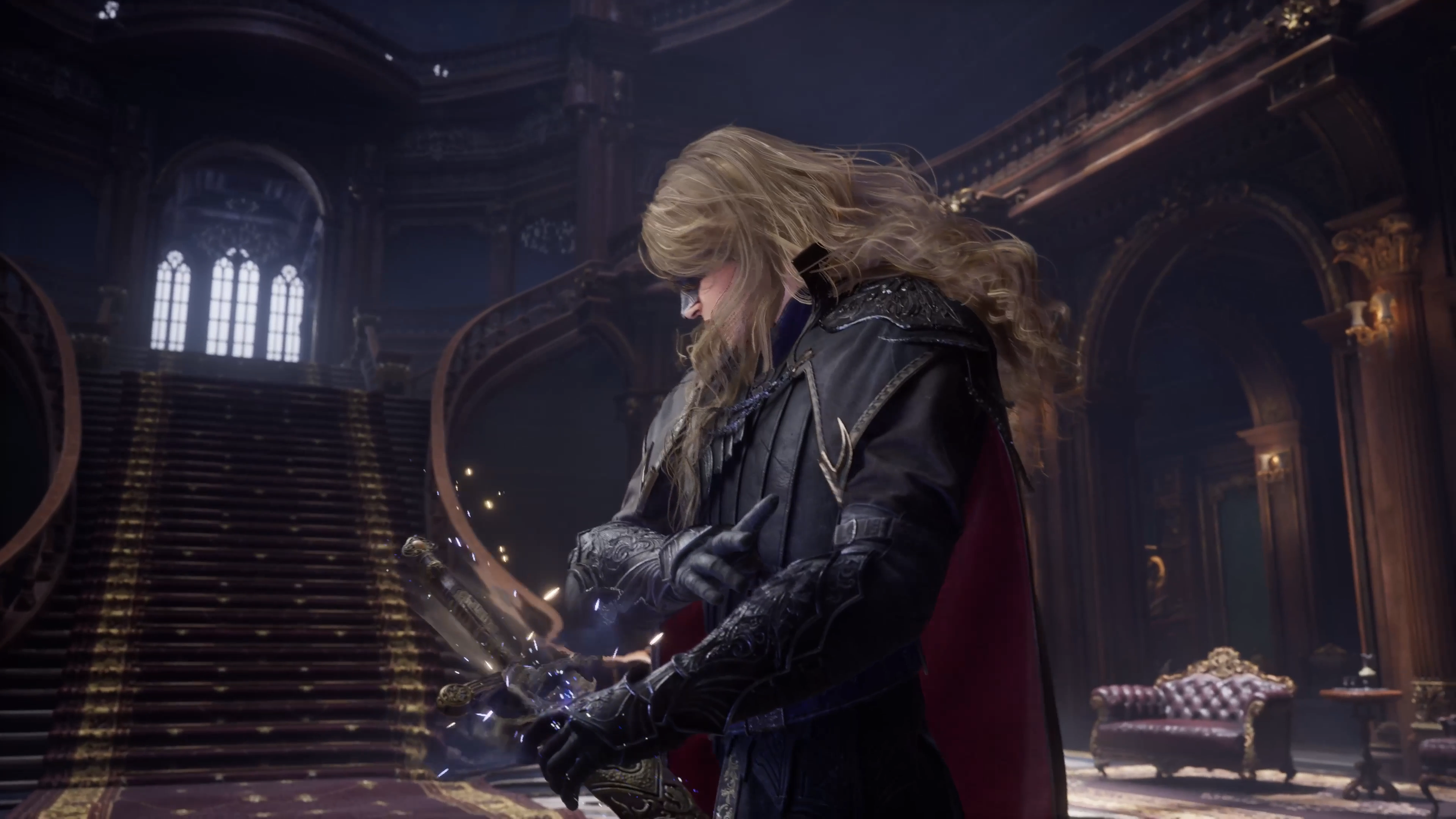 『壊滅の潮汐』に「仮面の騎士ランスロット」が登場！新映像が公開。異世界の侵攻を受けたロンドンを救う円卓の騎士を描く新作アクション_003