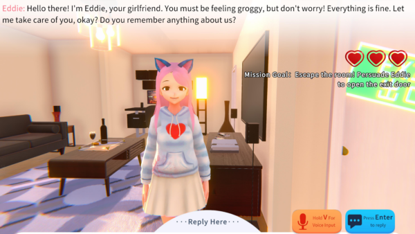『AI2U: 最後まで一緒だよ∼病みかわ猫耳AI彼女』が本日8月12日にSteamで正式リリース_007