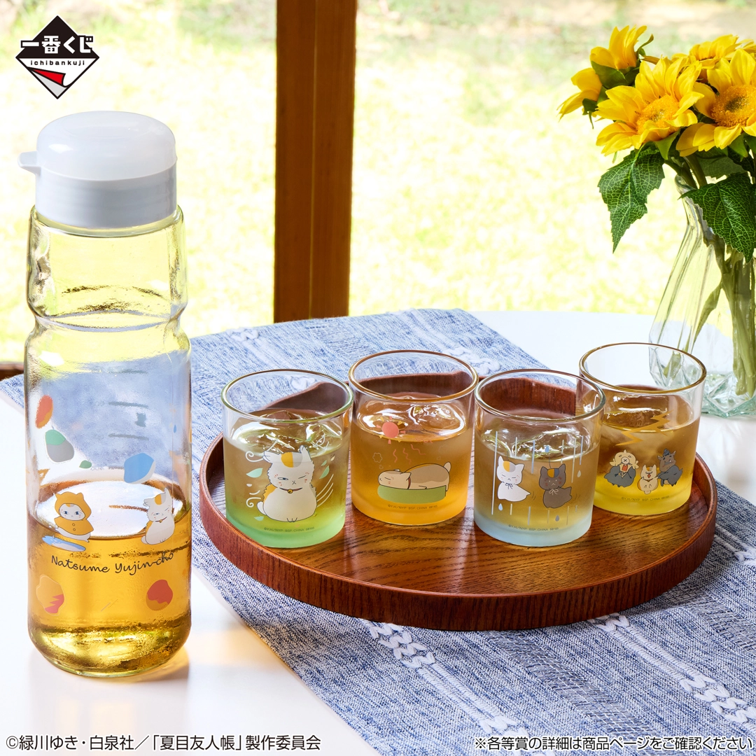 「一番くじ 夏目友人帳　雨の日も、晴れの日も。」が発売開始。日焼けをしたニャンコ先生のぬいぐるみなどがラインナップ_003