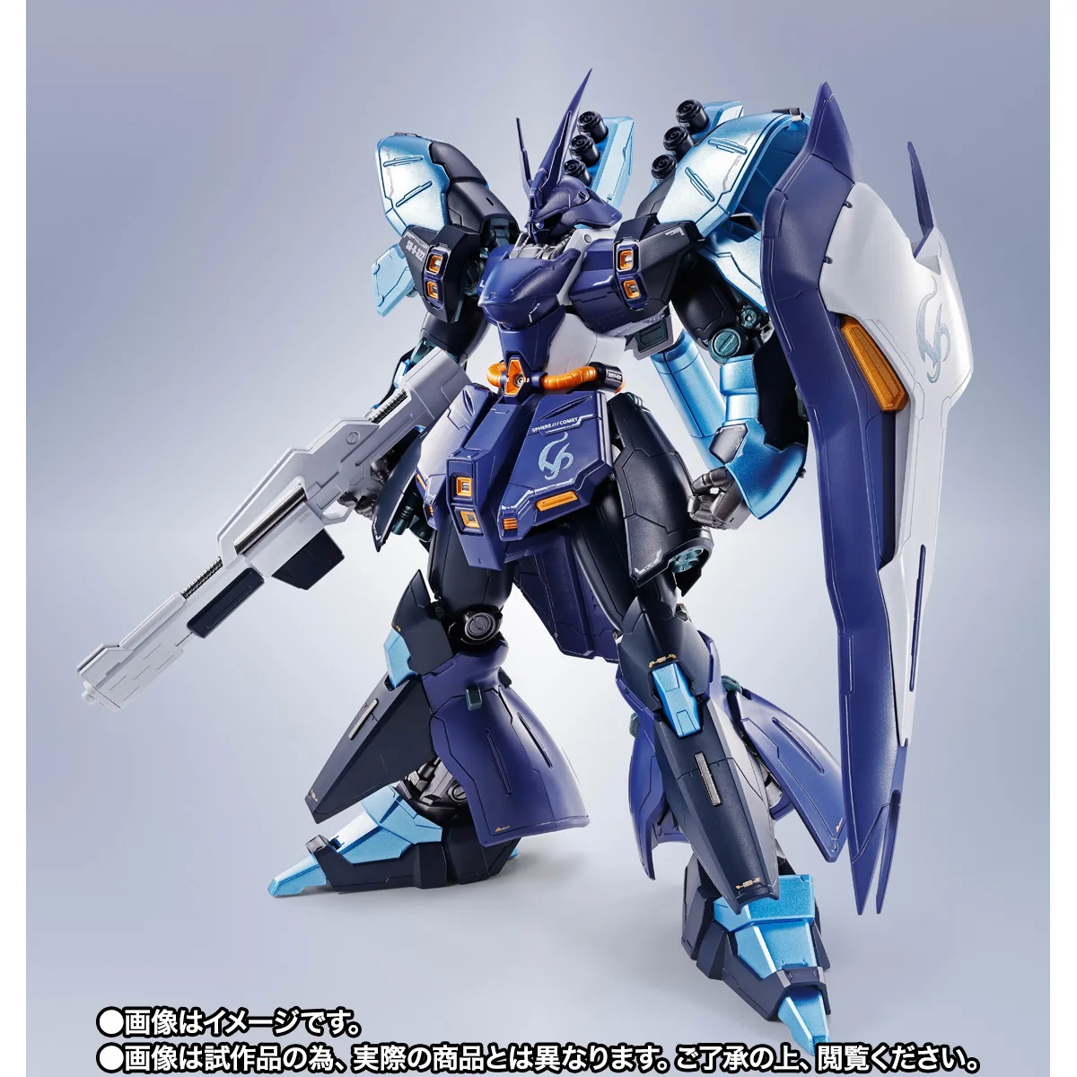 「ホロライブ」星街すいせいさんと『逆シャア』サザビーがコラボ。青を基調とした可動フィギュアの商品情報が公開_001