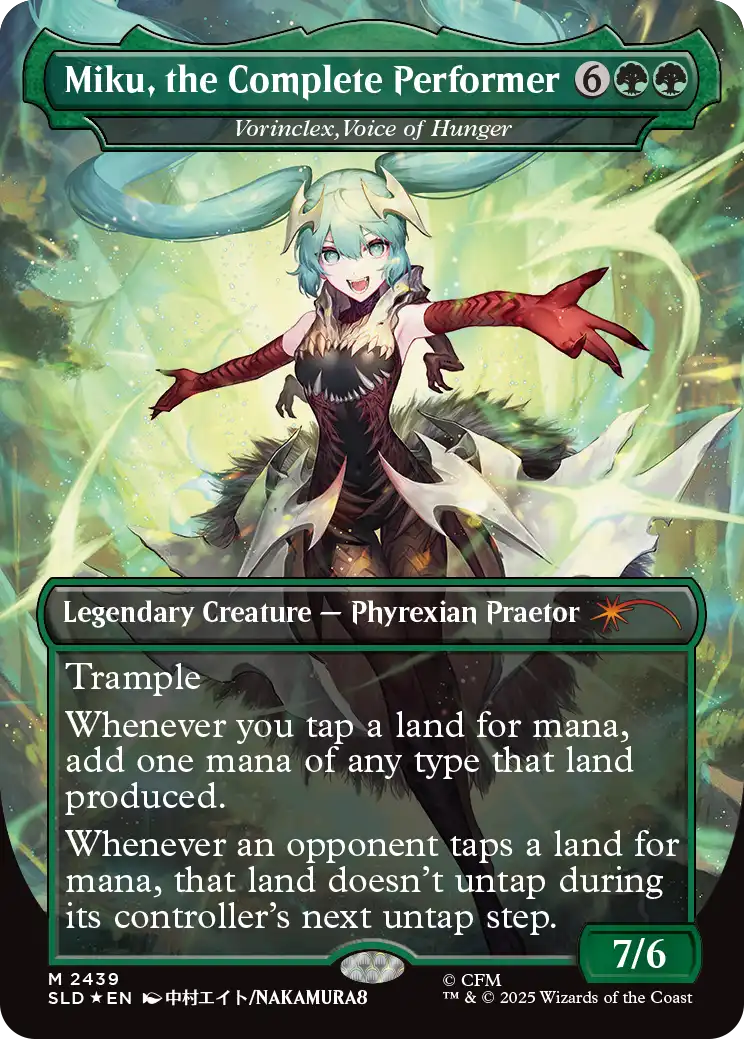 初音ミクが『MTG』の「Secret Lair」に登場。統率者デッキが8月10日発売_002