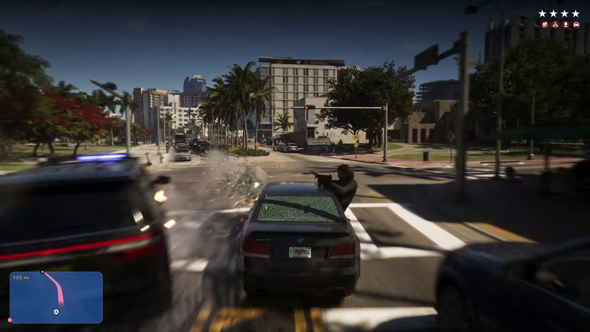 『GTA6』の戦闘システムが一部判明、片手でショットガンをリロードする華麗な銃さばきを披露。壁をぶち抜くデブも登場_002