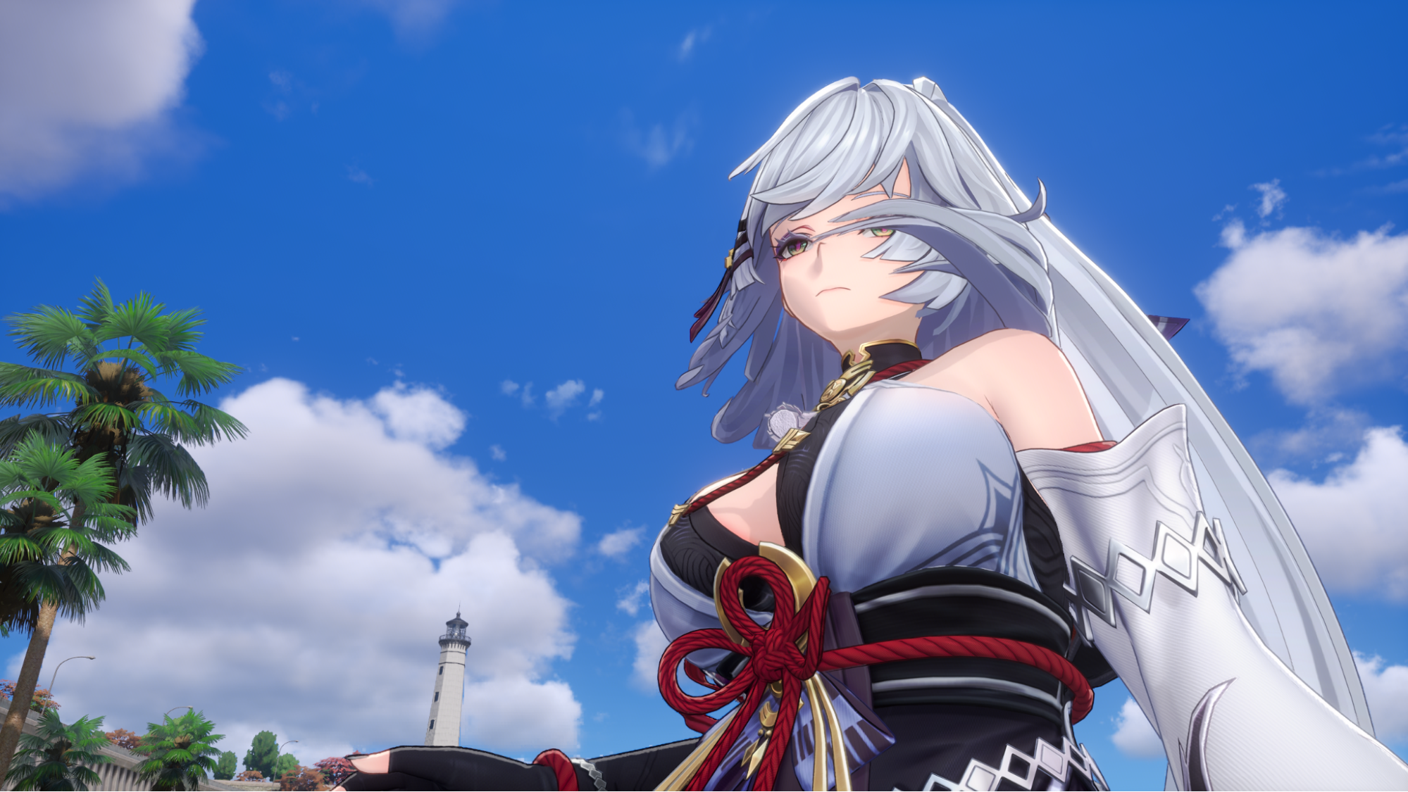 『NTE』にむちむちホクロ美女キャラが降臨。胸元にホクロ、背中にもホクロ……夏の夜空はここにあったのか。
_014