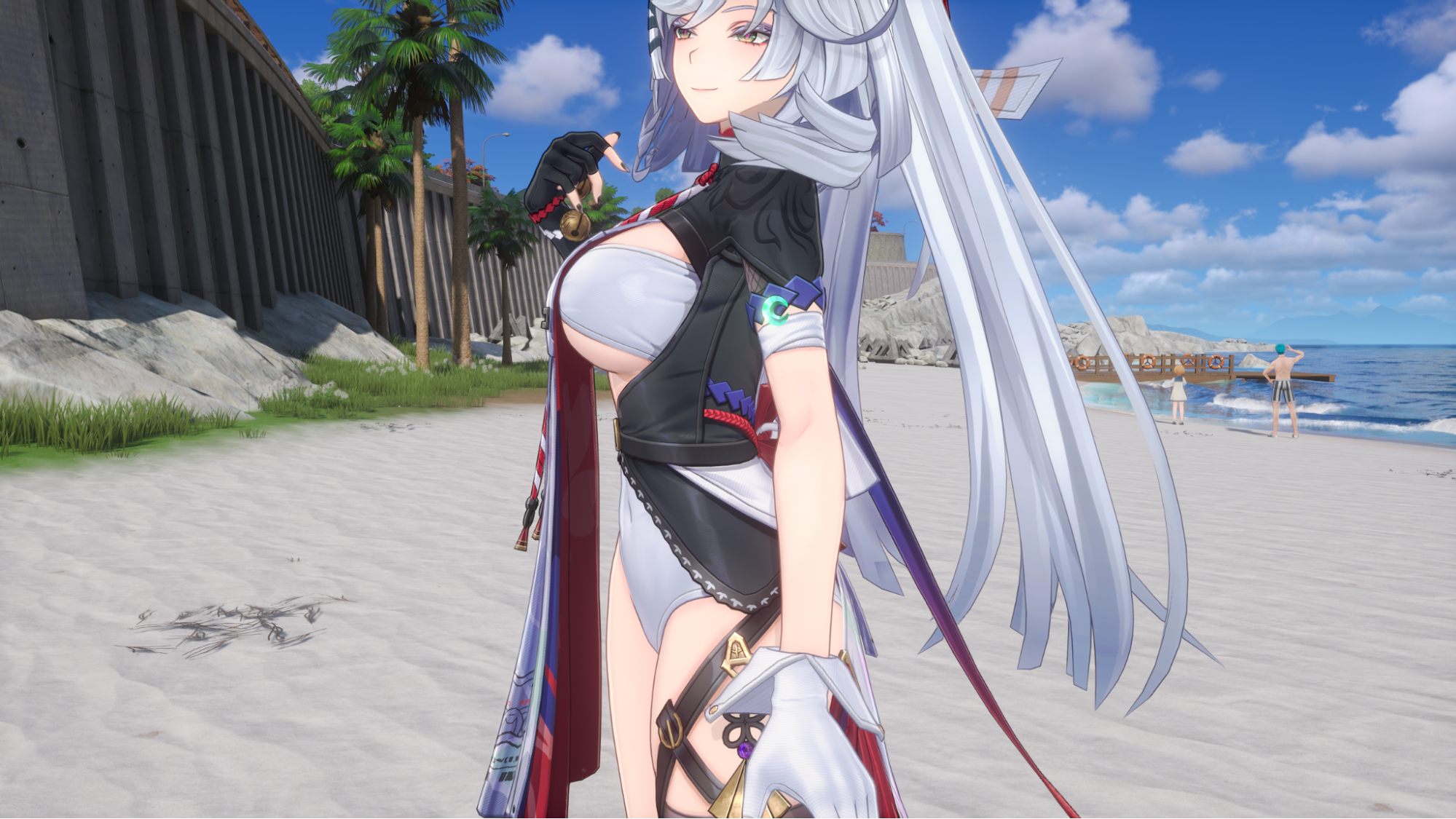 『NTE』にむちむちホクロ美女キャラが降臨。胸元にホクロ、背中にもホクロ……夏の夜空はここにあったのか。
_020