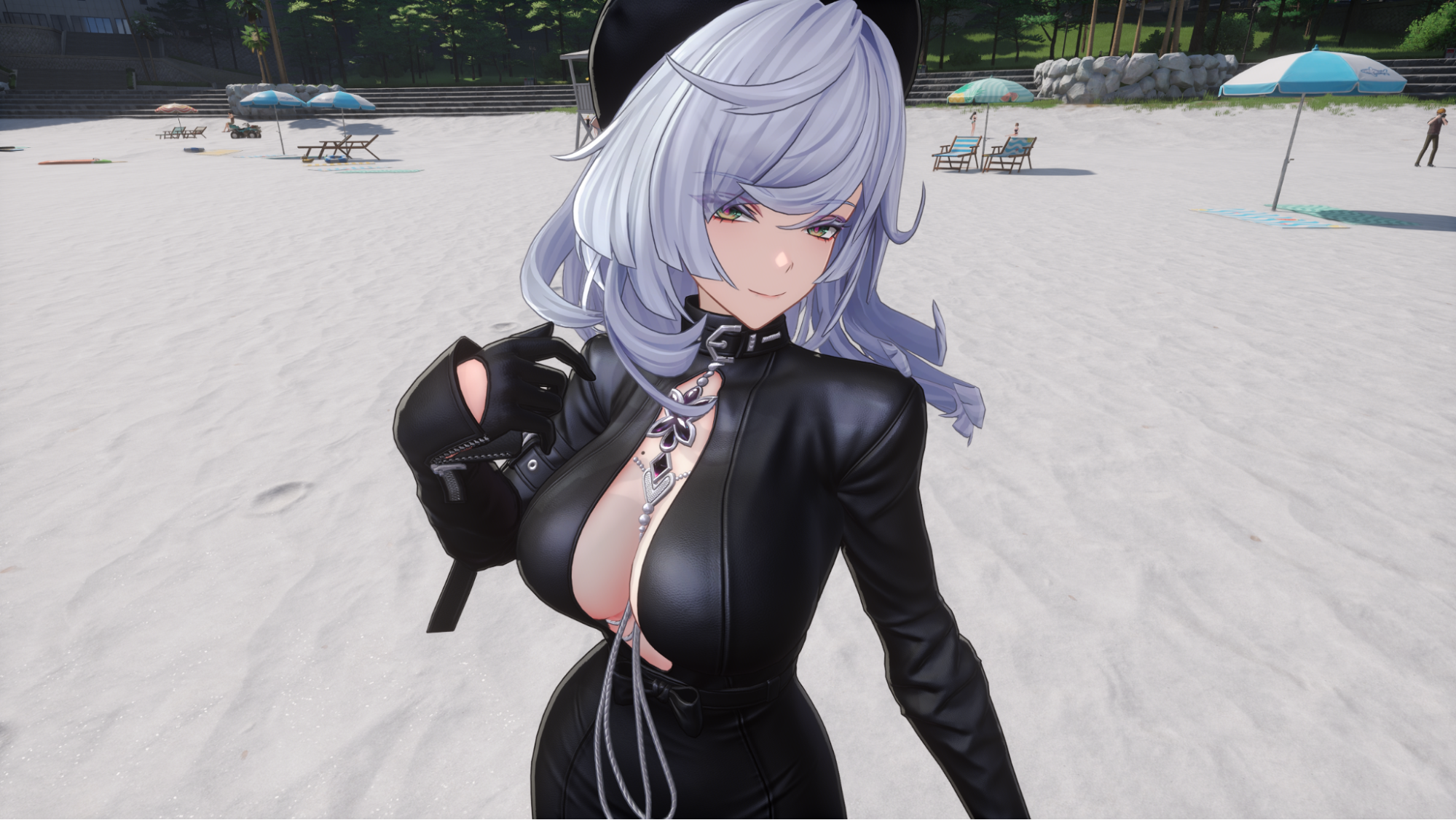 『NTE』にむちむちホクロ美女キャラが降臨。胸元にホクロ、背中にもホクロ……夏の夜空はここにあったのか。
_006