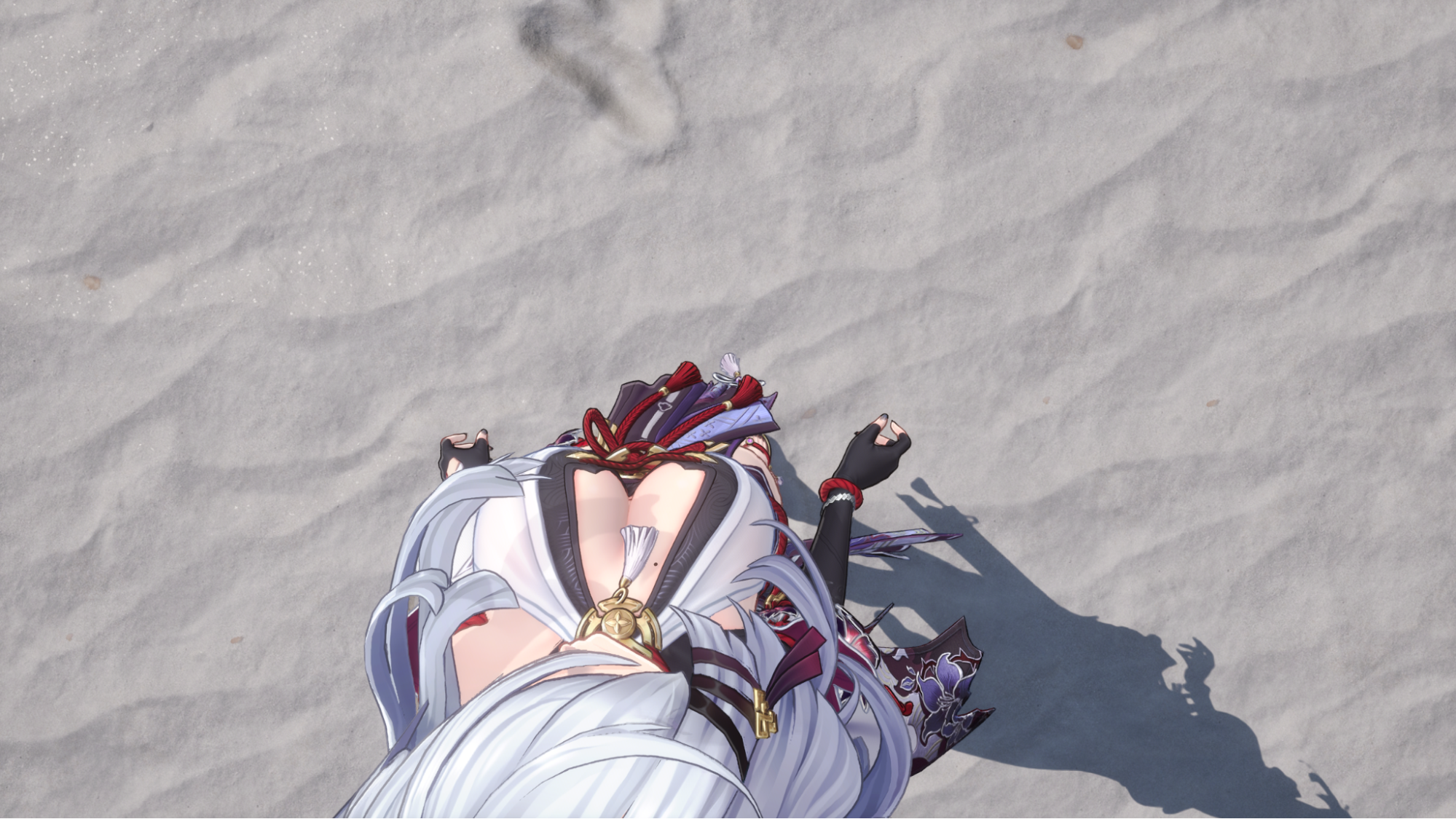 『NTE』にむちむちホクロ美女キャラが降臨。胸元にホクロ、背中にもホクロ……夏の夜空はここにあったのか。
_016