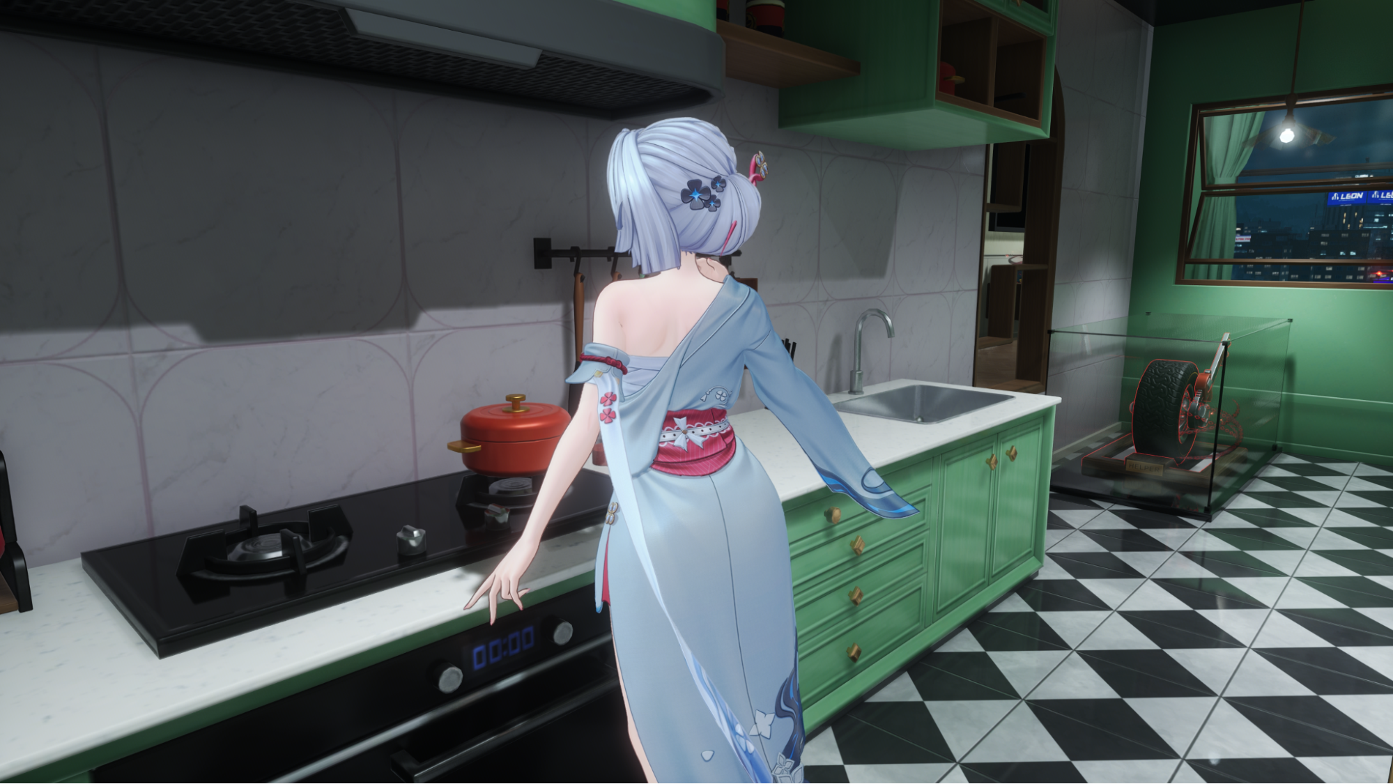 『NTE』にむちむちホクロ美女キャラが降臨。胸元にホクロ、背中にもホクロ……夏の夜空はここにあったのか。
_037