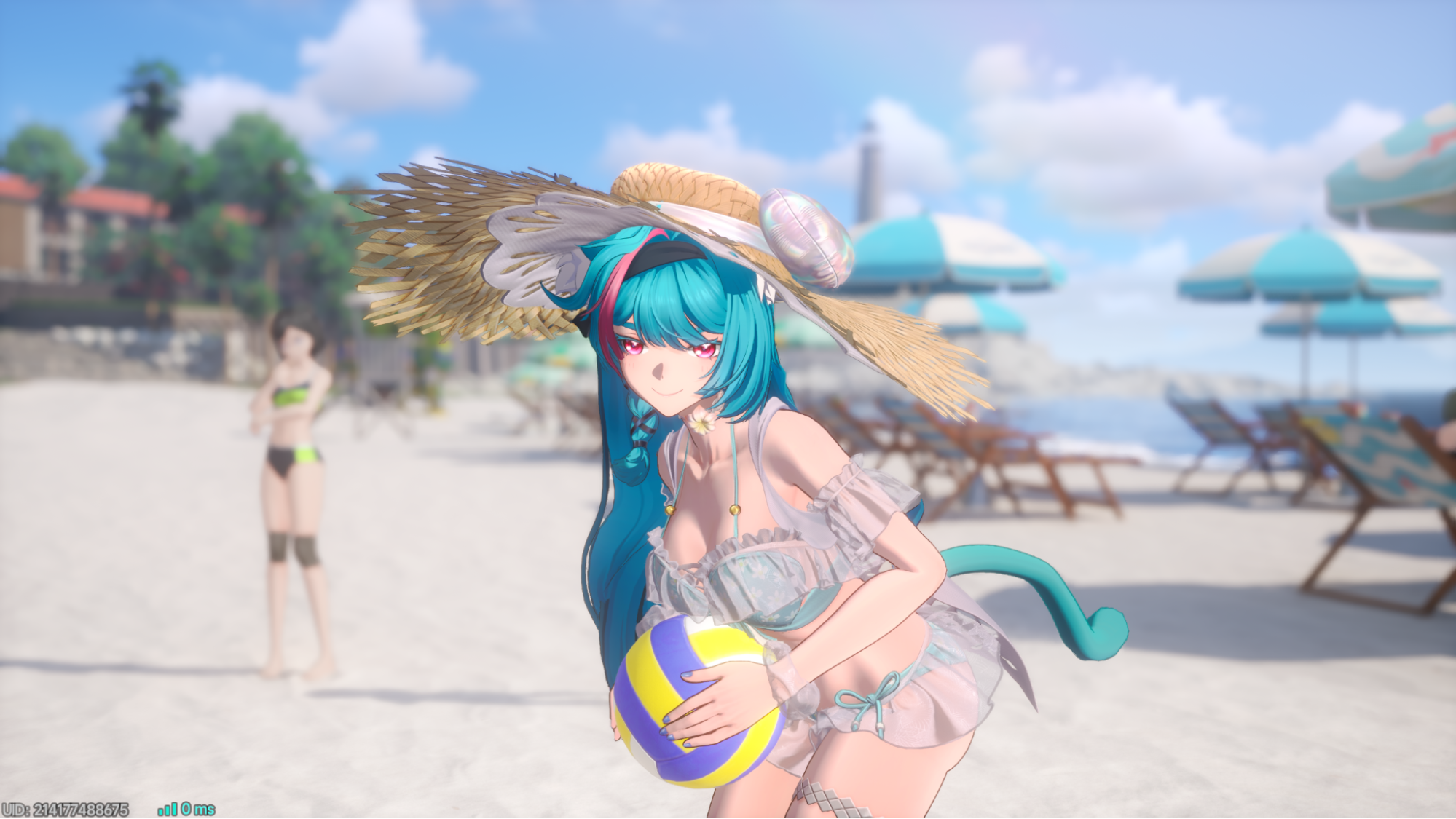 『NTE』にむちむちホクロ美女キャラが降臨。胸元にホクロ、背中にもホクロ……夏の夜空はここにあったのか。
_044