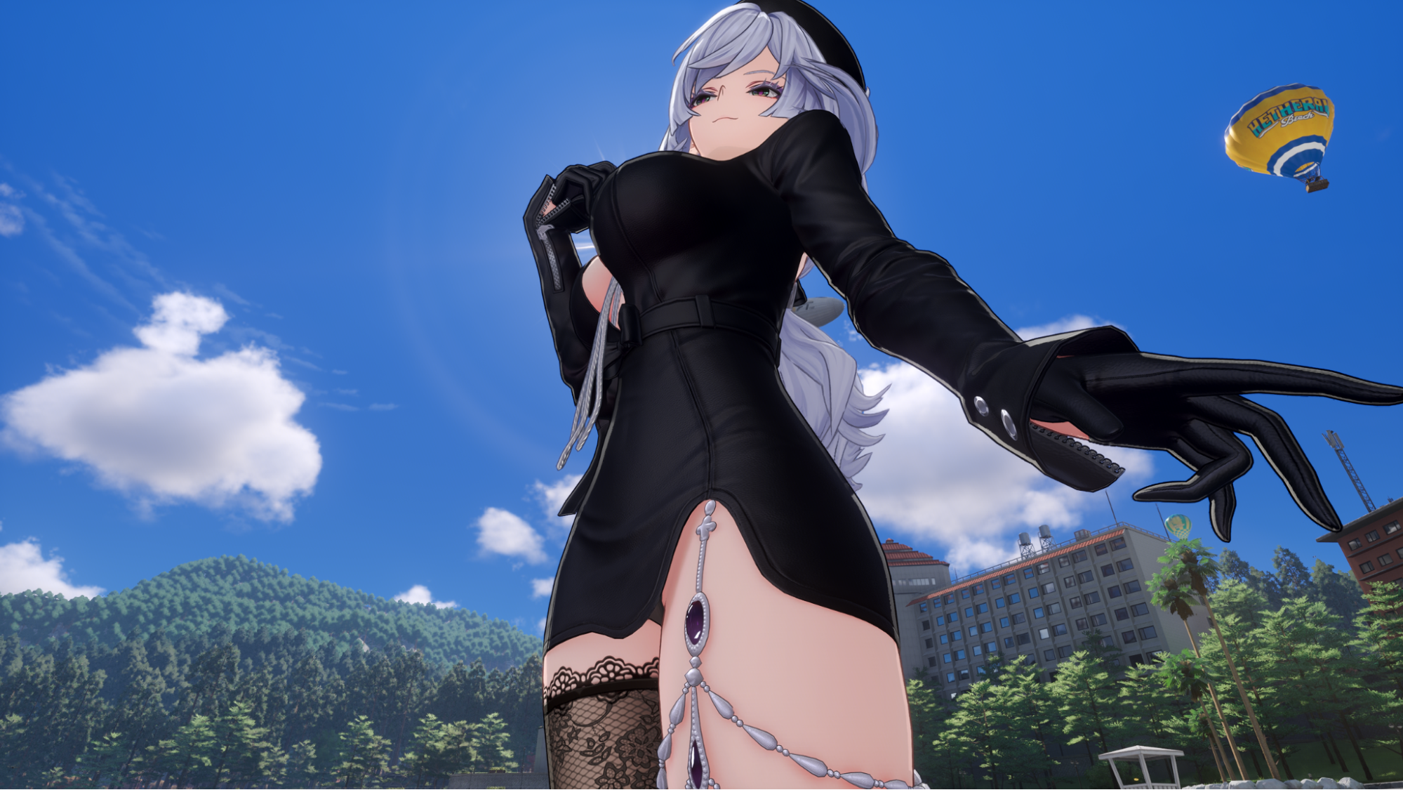 『NTE』にむちむちホクロ美女キャラが降臨。胸元にホクロ、背中にもホクロ……夏の夜空はここにあったのか。
_023