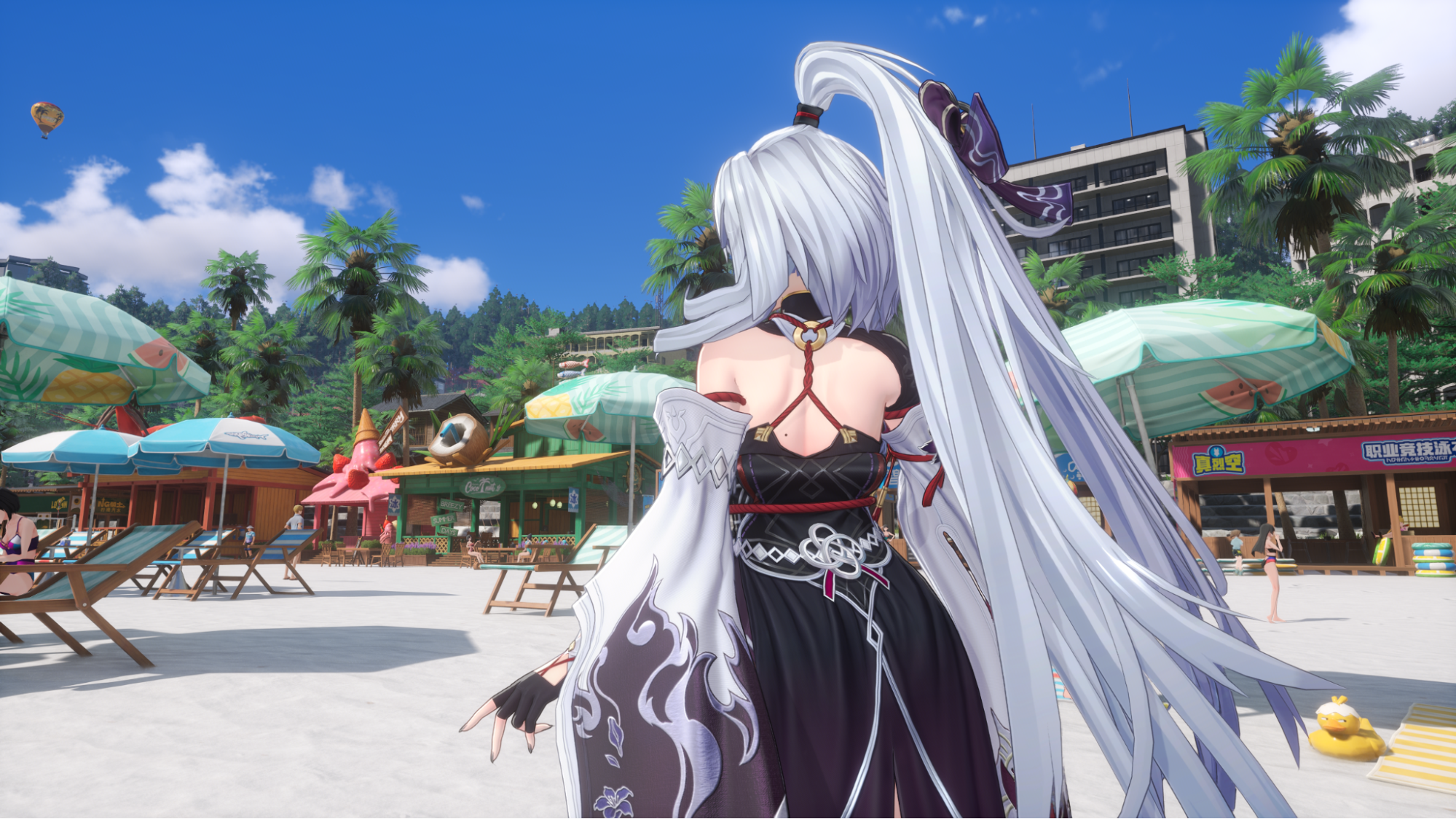 『NTE』にむちむちホクロ美女キャラが降臨。胸元にホクロ、背中にもホクロ……夏の夜空はここにあったのか。
_017