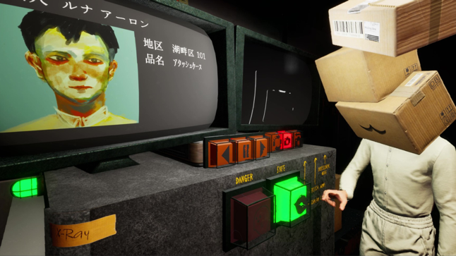 『ハコアタマ』Steamストアページが公開。頭の上に箱を重ねて荷物を配達する協力型ホラーゲーム_001