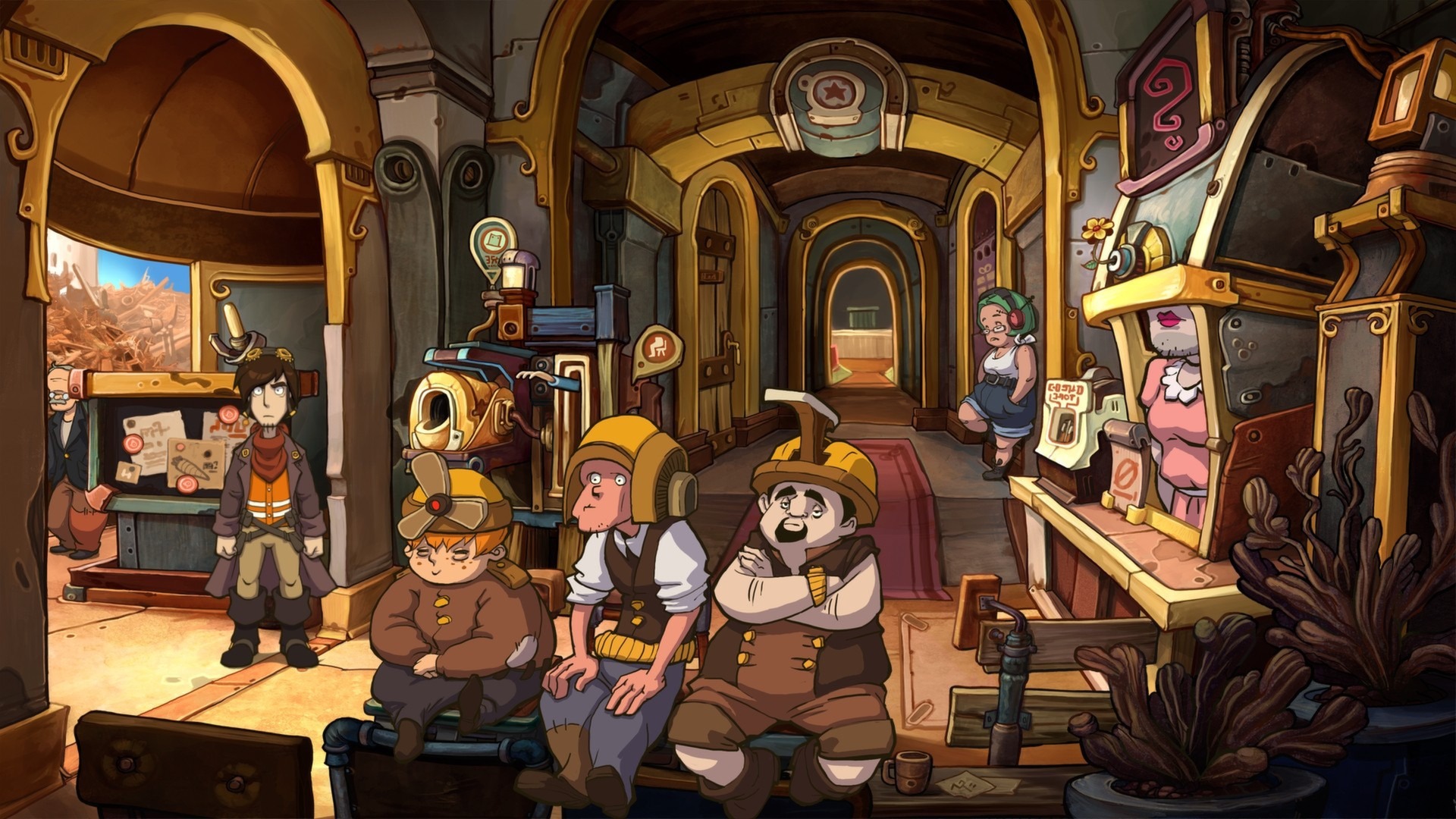 『Deponia』がSteamで8月21日まで無料。ゴミ山暮らしが空から落ちてきた美女を利用して成り上がりを目指すアドベンチャー_005