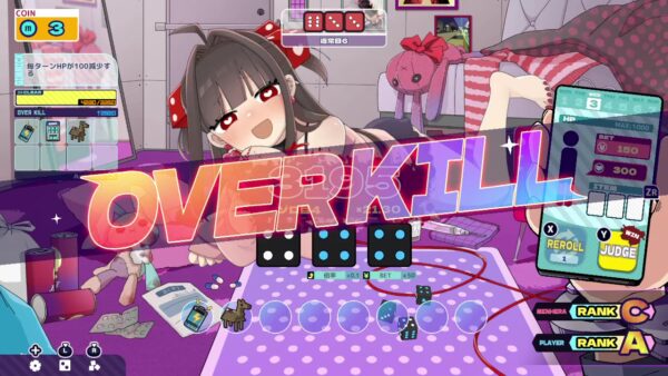 メンヘラの女の子(CV:夏吉ゆうこ)と血を賭けたチンチロをするゲーム『メンヘラリウム』のSwitch版が8月13日発売_016