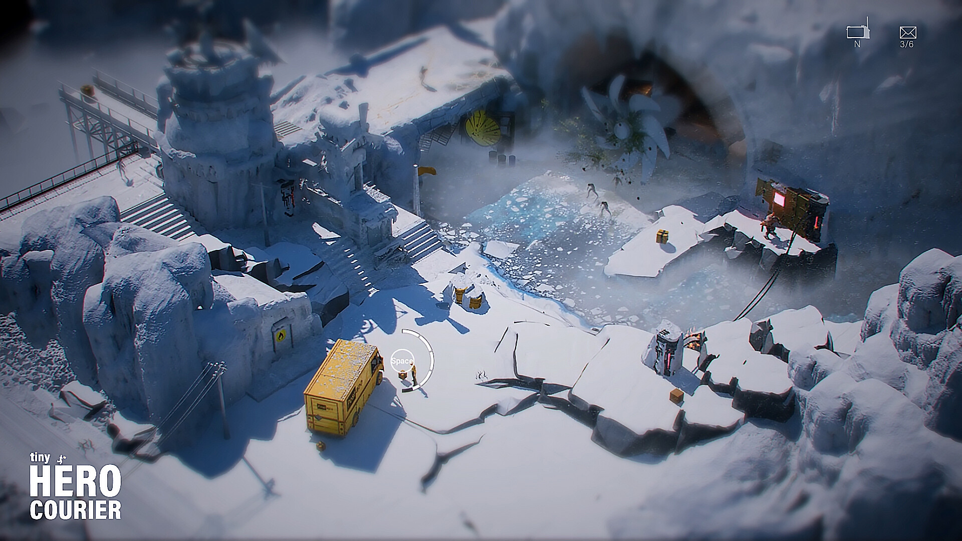 ゾンビだらけの過酷な世界で配達人として働くパズルゲーム『Tiny Hero Courier』が楽しそう_002