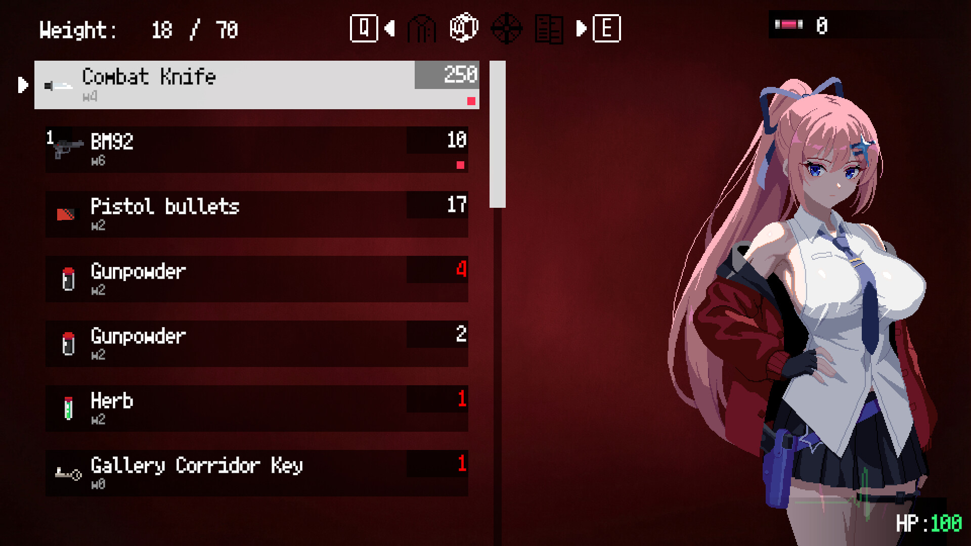 『Leyla In Veil』の体験版がSteamにて配信中。ピクセル調の横スクロールサバイバルホラーゲーム_001