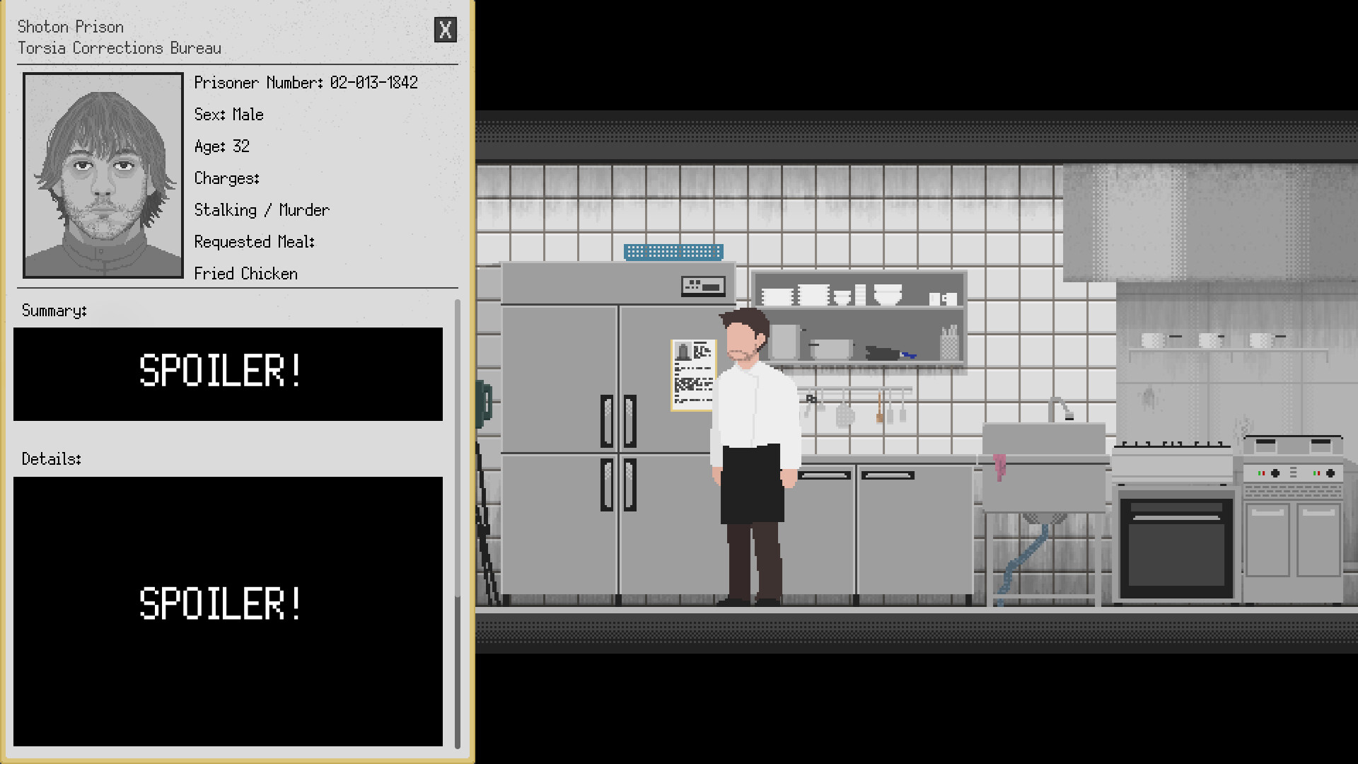 『最後の食事を』のSteamストアページが公開。刑務所で死刑囚専属のシェフとなり、彼らが希望する料理を作るゲーム_001