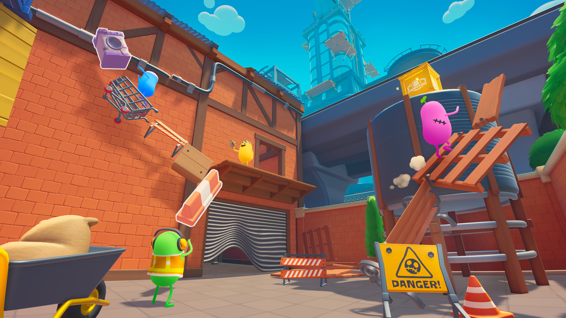 危険な建設現場に挑む最大4人協力ゲーム『Dumb Ways to Build』が9月10日発売決定_001