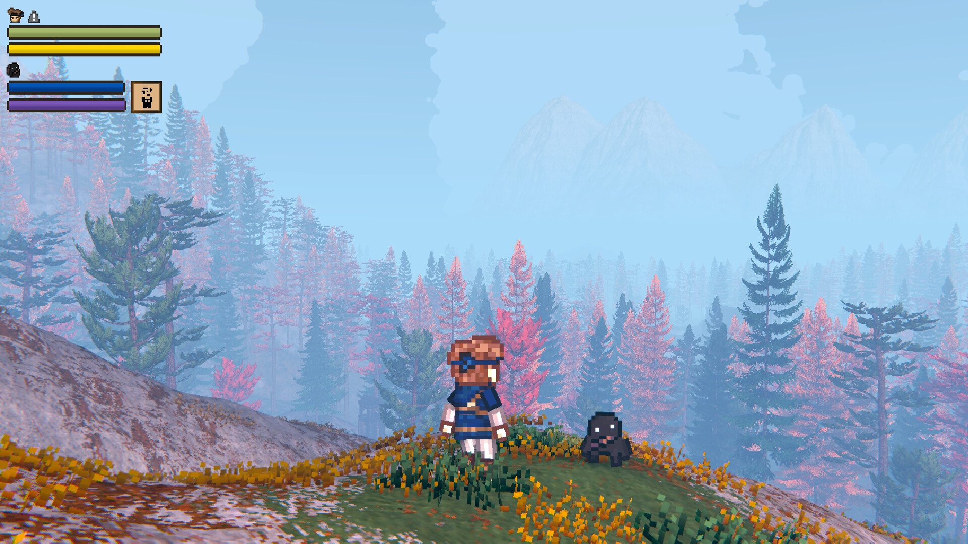 『EthrA』プレイテストが開始。「探索」「戦闘」に重きを置いたドット絵3DオープンワールドRPG_004