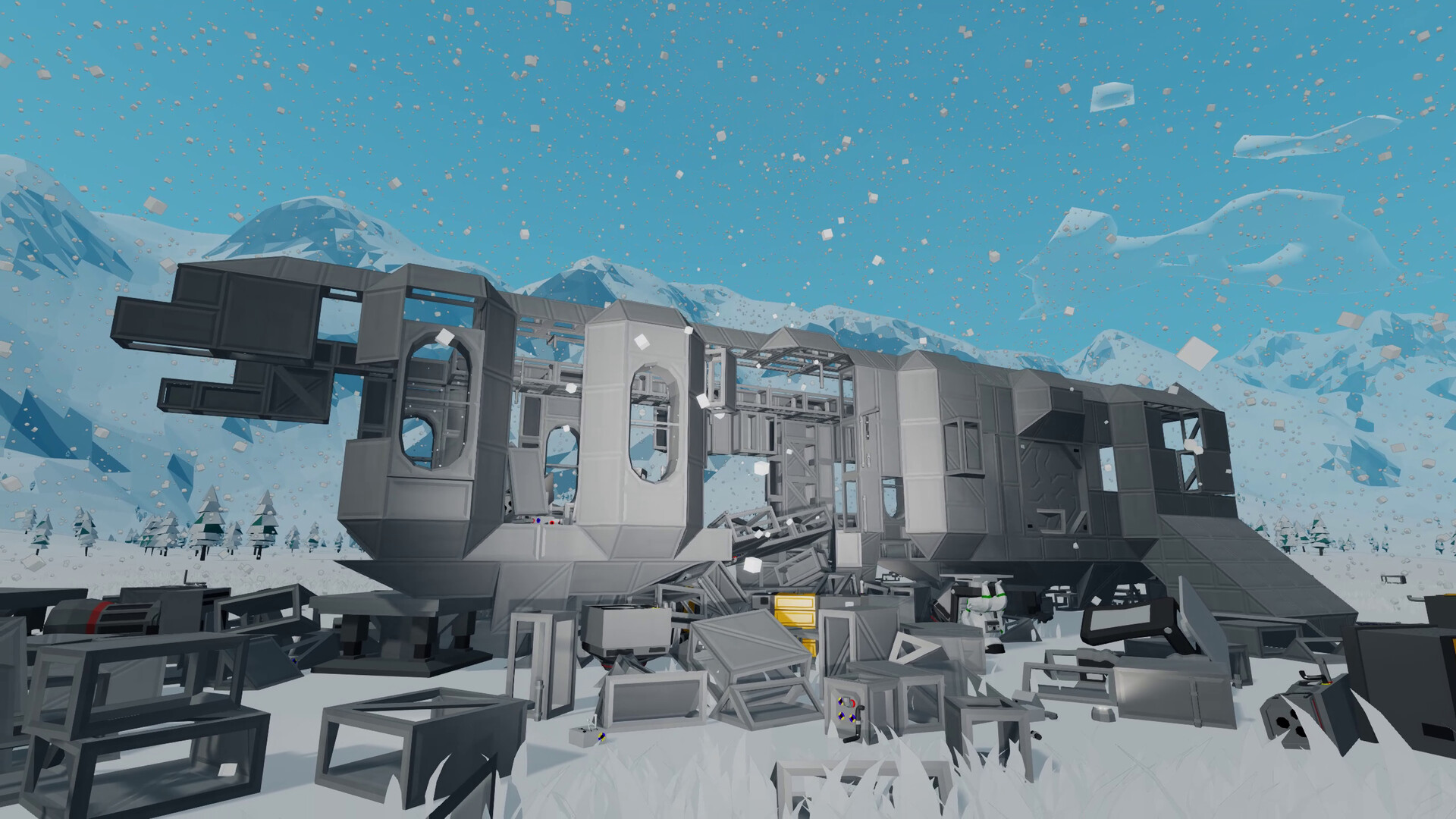 『Approximately Up』が発売初日からSteam非常に好評。宇宙船を組み立て惑星間を渡る最大4人マルチ対応ゲーム_004