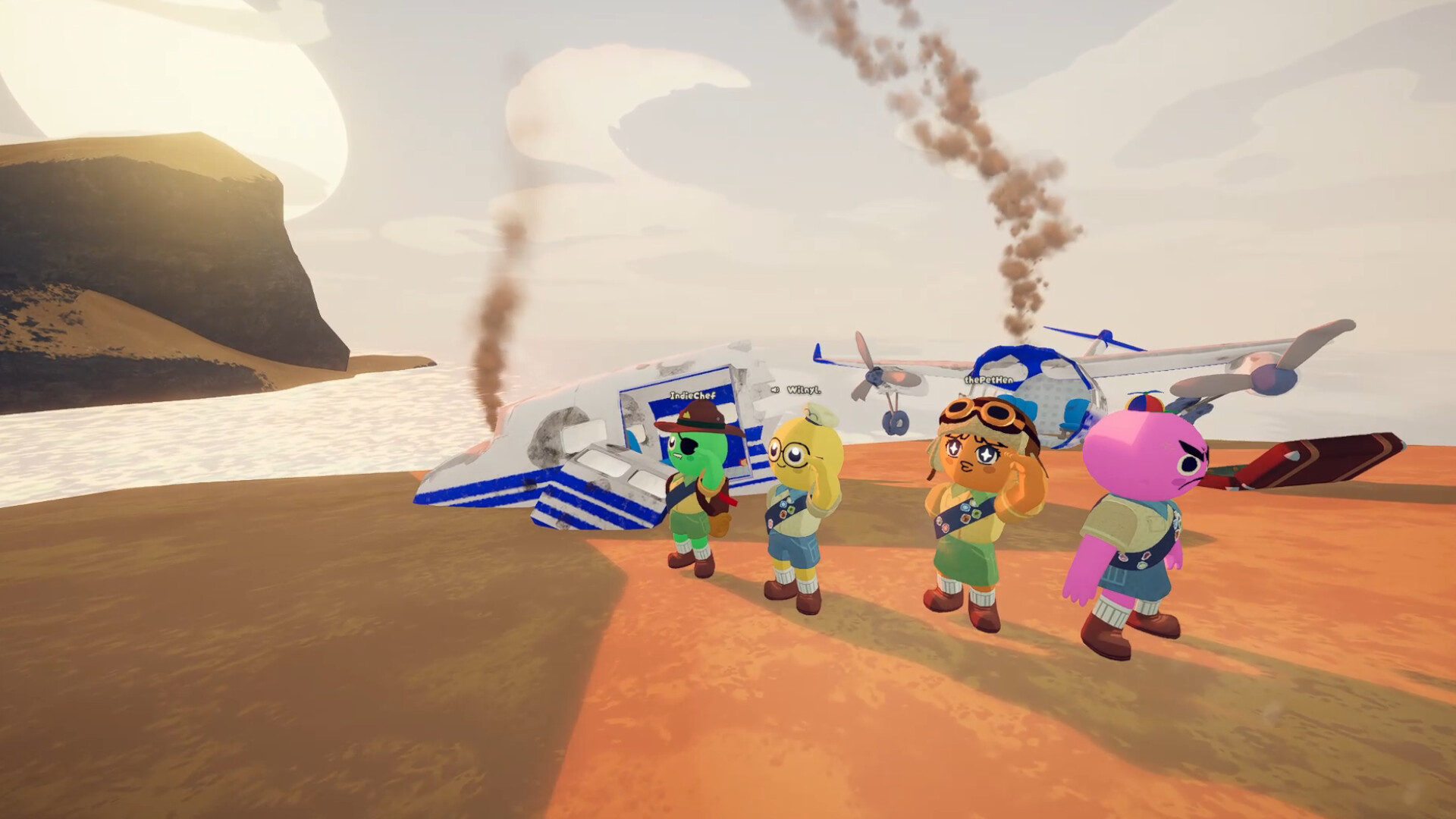 4人協力登山ゲーム『PEAK』最後のアプデが8月11日に配信決定。デストラップが張り巡らされたダンジョン風のバイオーム_005