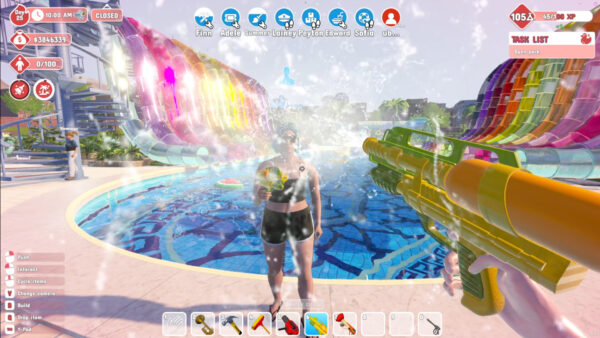 （画像は<a href="https://store.steampowered.com/app/3293260/Waterpark_Simulator/?curator_clanid=4777282" target="_blank" rel="noopener">『Waterpark Simulator』Steamストアページ</a>より）
