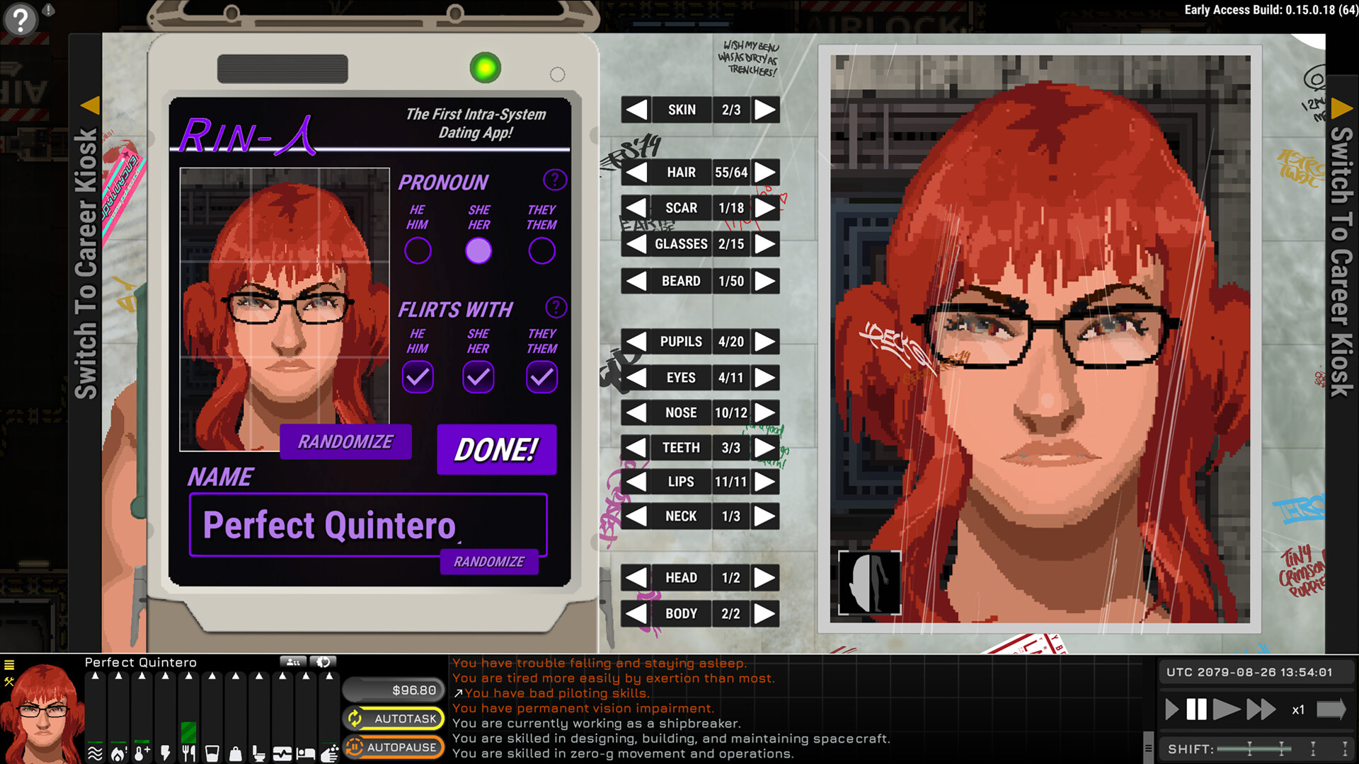 捨てられた宇宙船からパーツを漁って稼ぐ宇宙生活ゲーム『Ostranauts』正式リリース_001