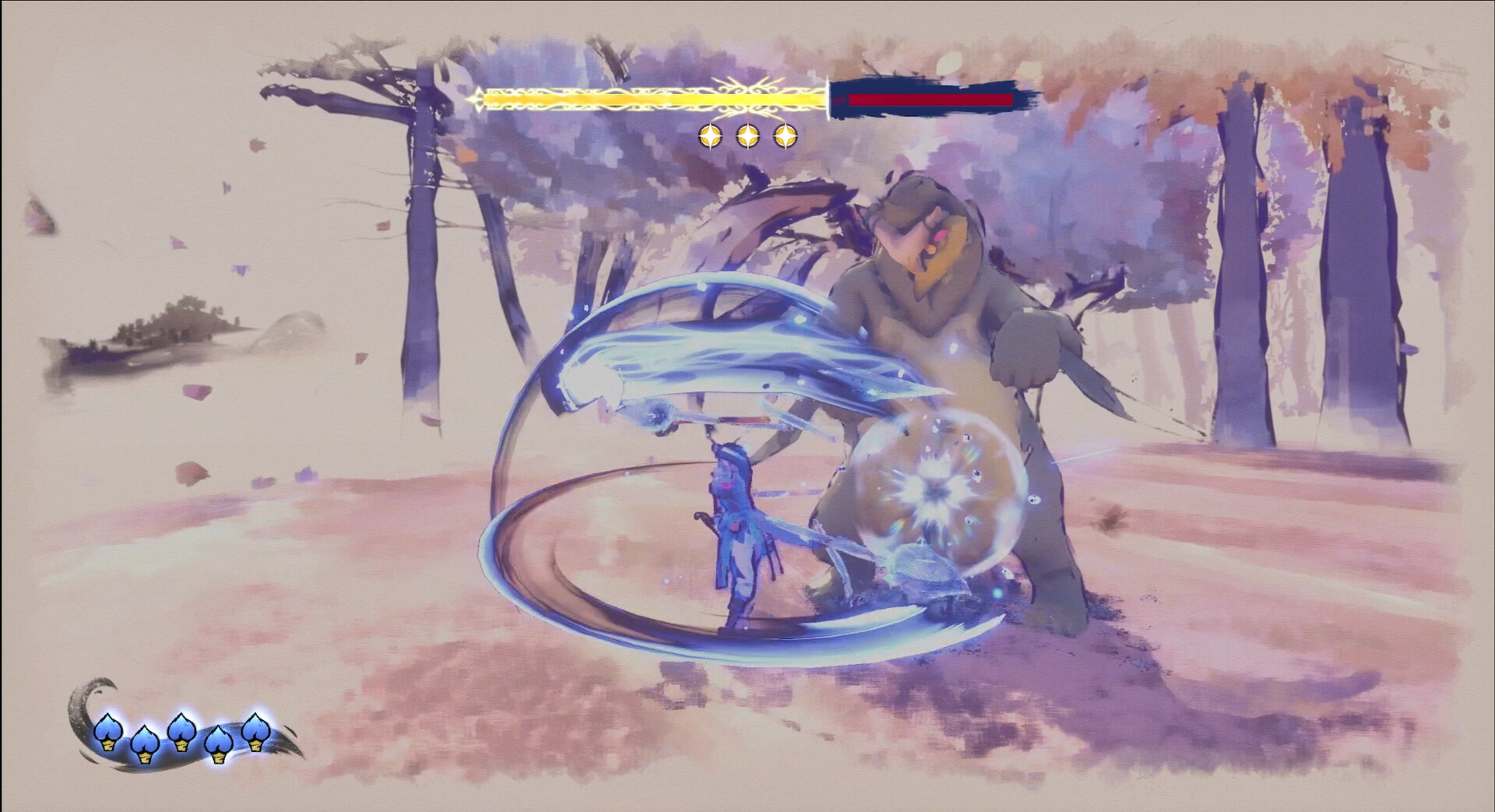 『Harmonie』のSteamストアページが公開。水彩画と中国水墨画にインスパイアされたアクション・ボスラッシュゲーム_001