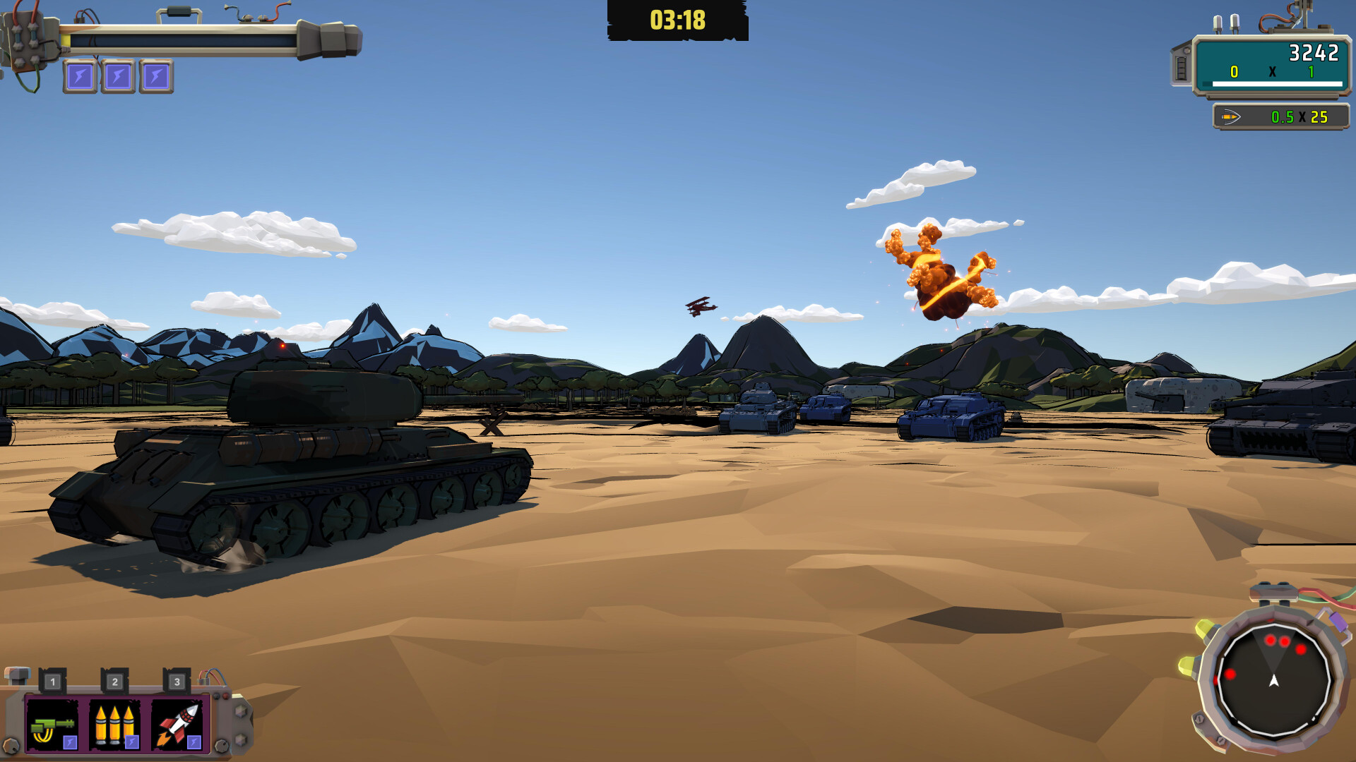 『Tank Fu』が面白そう。“戦車”が「パンチ」や「投げ」で戦うアクションゲーム_002