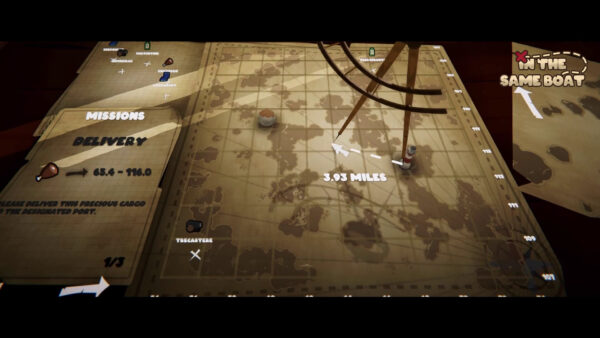 【2人協力】海図を頼りに未知の大海原を航海するゲーム『In the Same Boat』が面白そう
_001