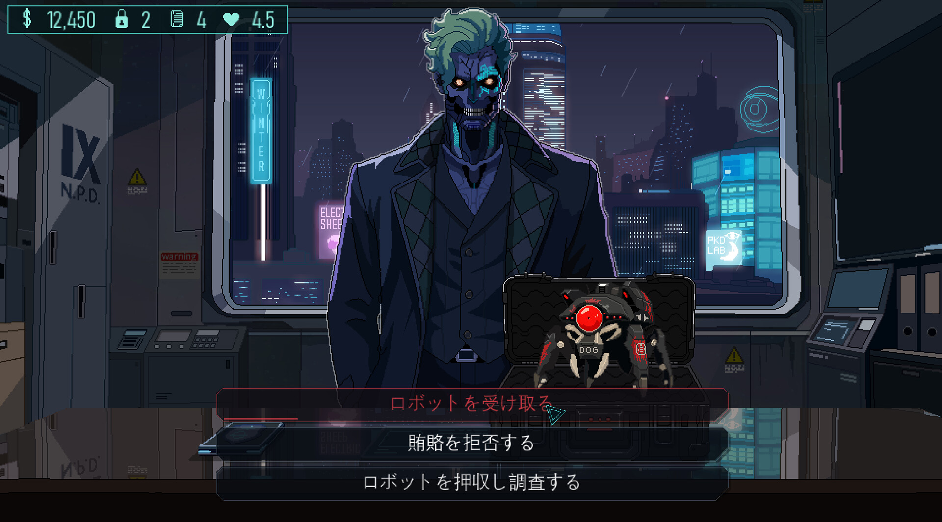 『Precinct IX』がSteam向けに開発中。義体警官たちの管理とターン制バトルを組み合わせたサイバーパンクゲーム_004
