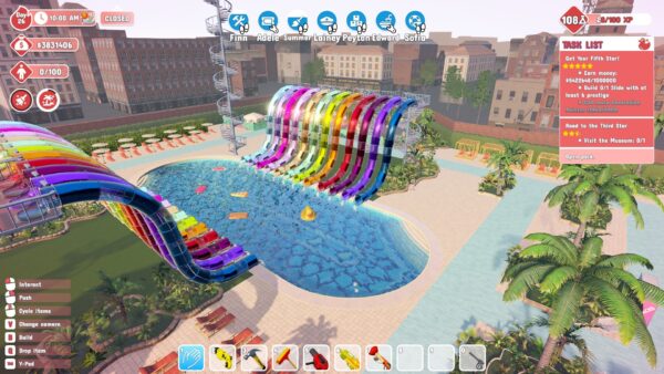 マルチ対応プール経営シミュレーター『Waterpark Simulator』製品版がリリース。同接約1万3000人を超えるなど早_001