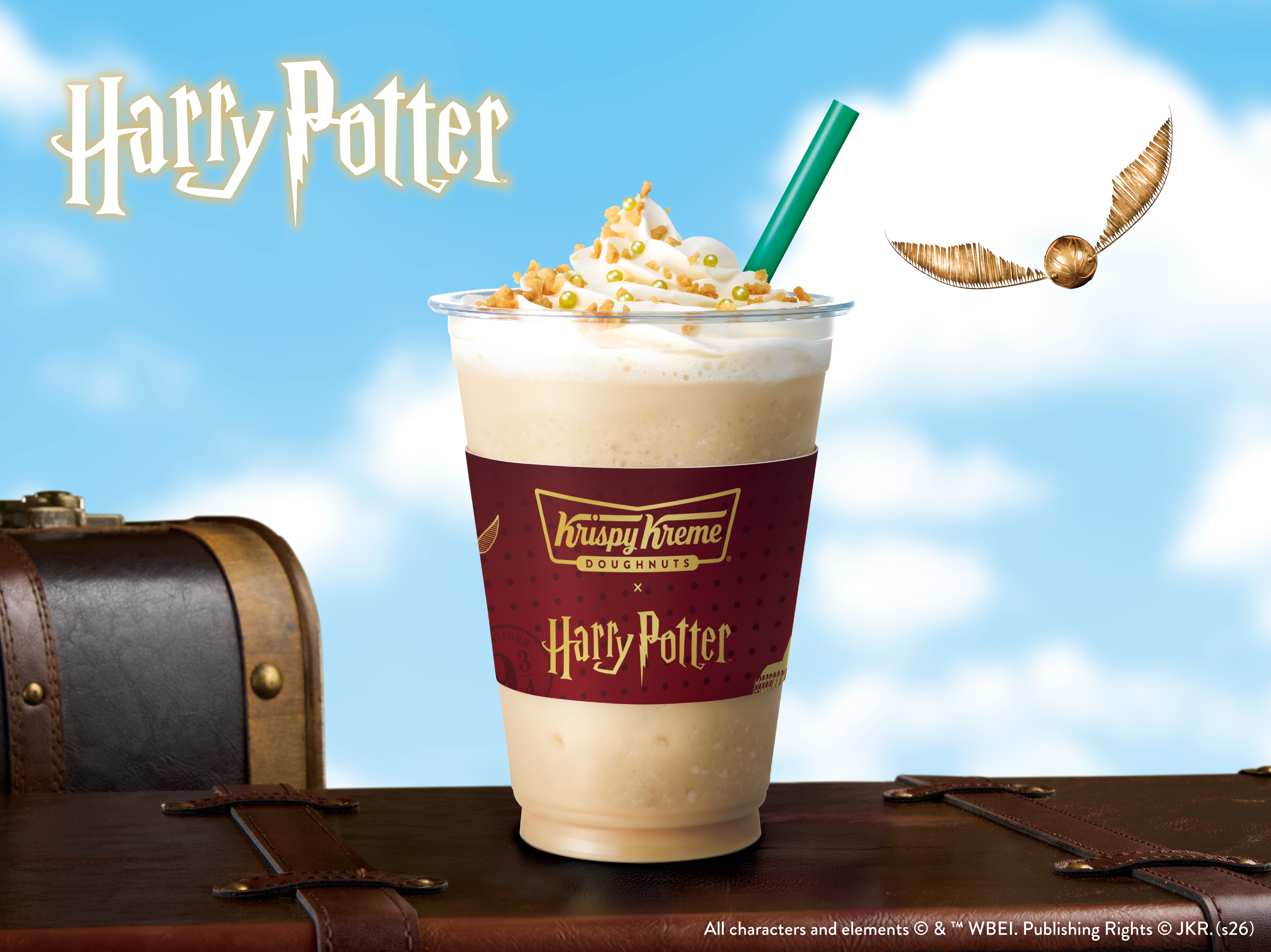 クリスピー・クリーム・ドーナツに「ハリー・ポッター」コラボの限定ドーナツが登場、8月21日から9月29日までの期間限定。食べると自分の寮がわかる「組分け帽子 ドーナツ」や4種セットの「ホグワーツ ボックス」も_003