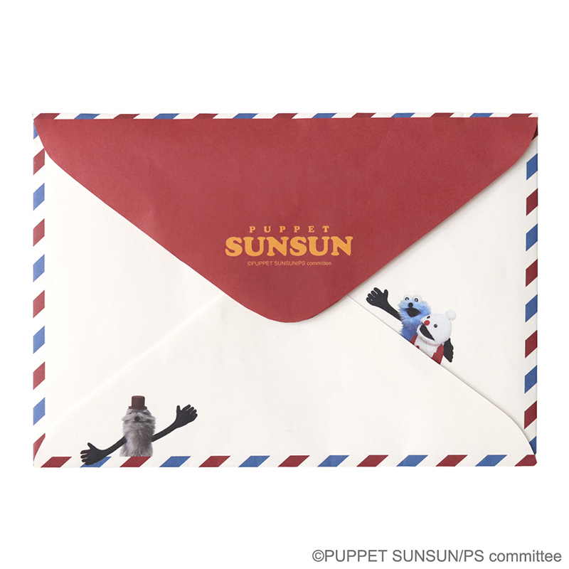 パペットスンスンの郵便局限定グッズが登場。マスコット(レター)、がまぐち財布、スタンプセット、レターセットなどがラインナップ_014