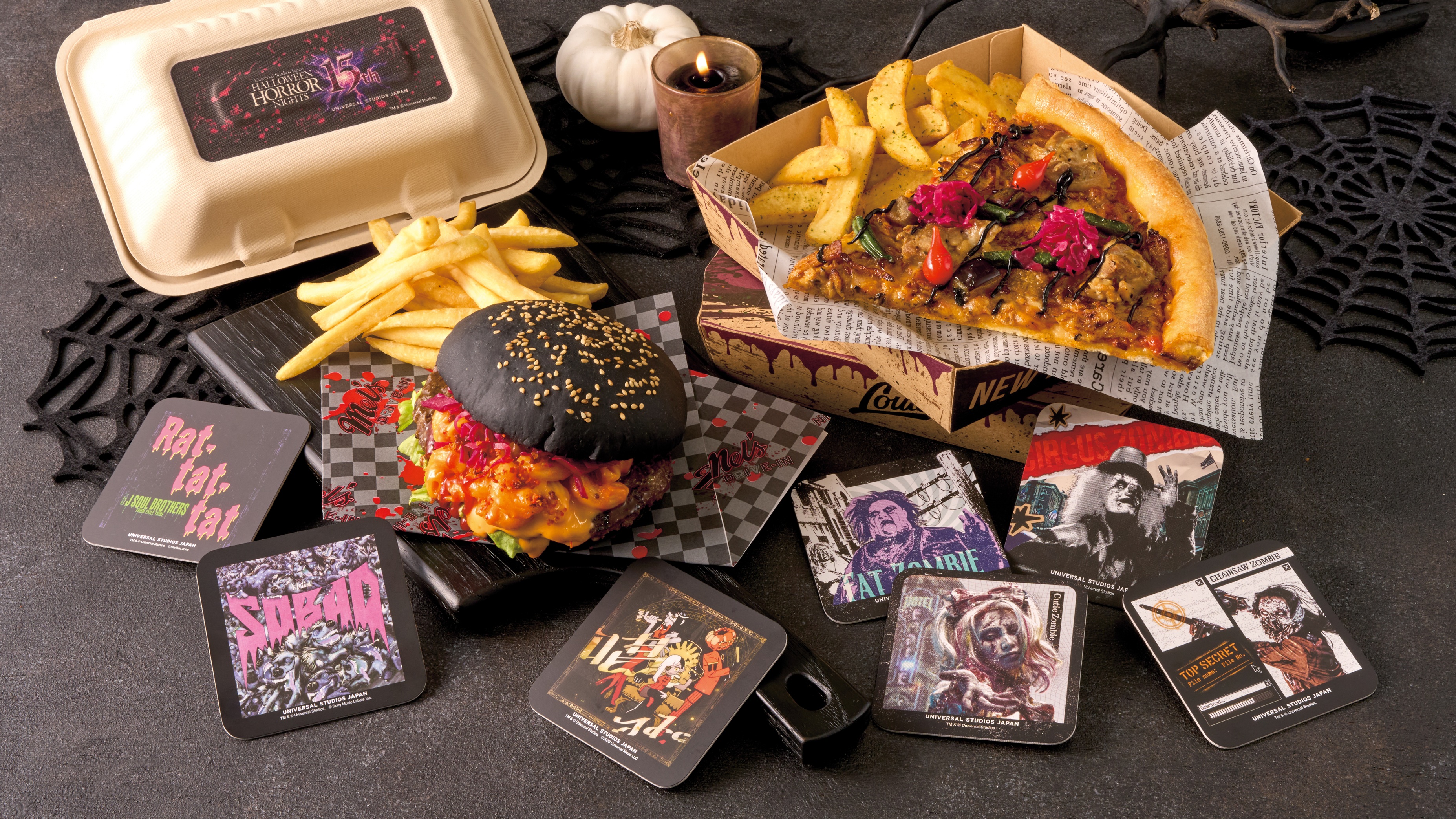 USJにゾンビのクルーがカクテルを提供する「ゾンビバー」が登場、9月11日から。『チェンソーマン』と『バイオ』のコラボフードも_012
