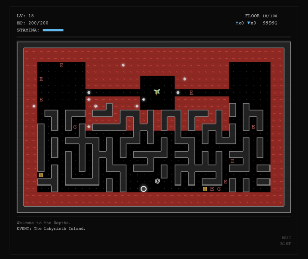作家の乙一氏が制作したローグライクのフリーゲーム『Minimal Rogue』がitch.ioで公開中_004