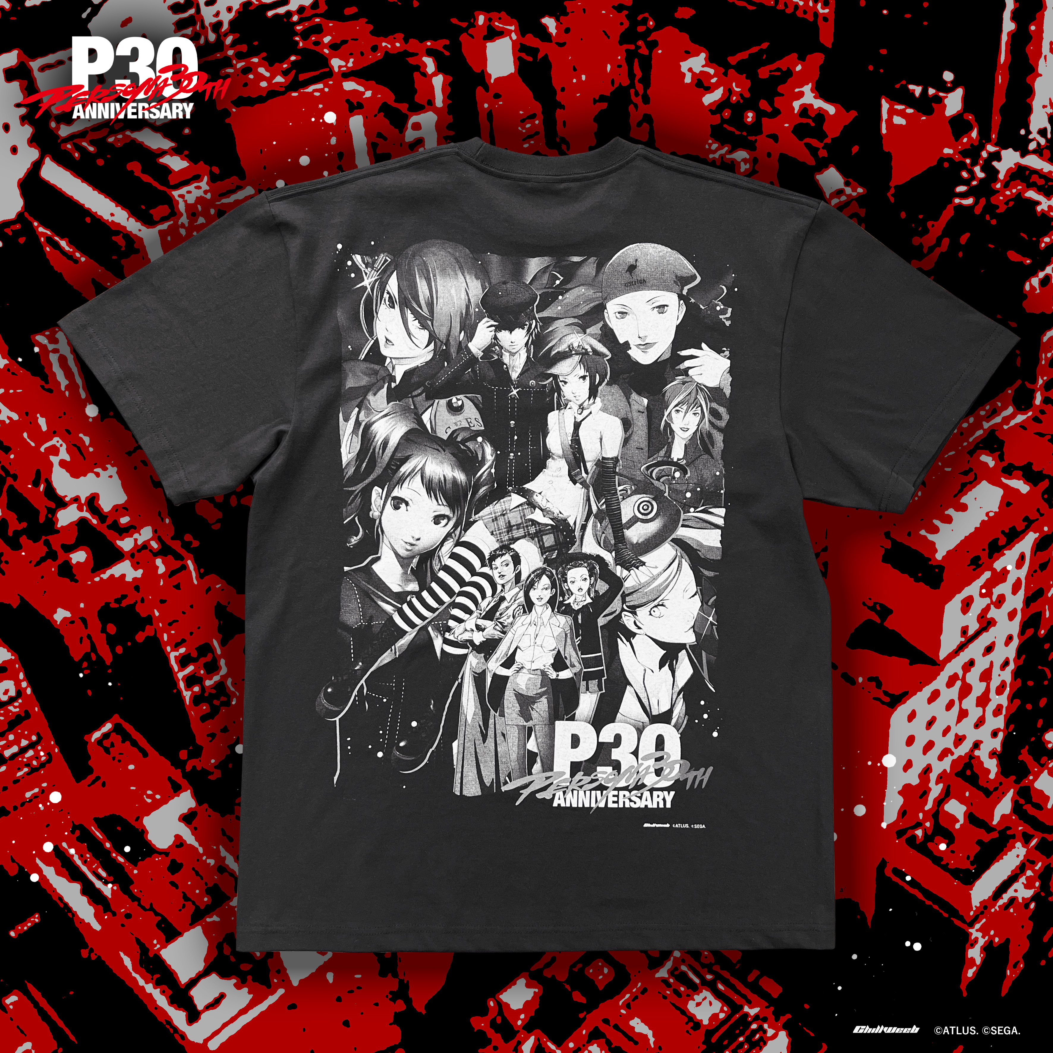 『ペルソナ』シリーズ30周年を記念したコラボTシャツがChillweebから登場_002