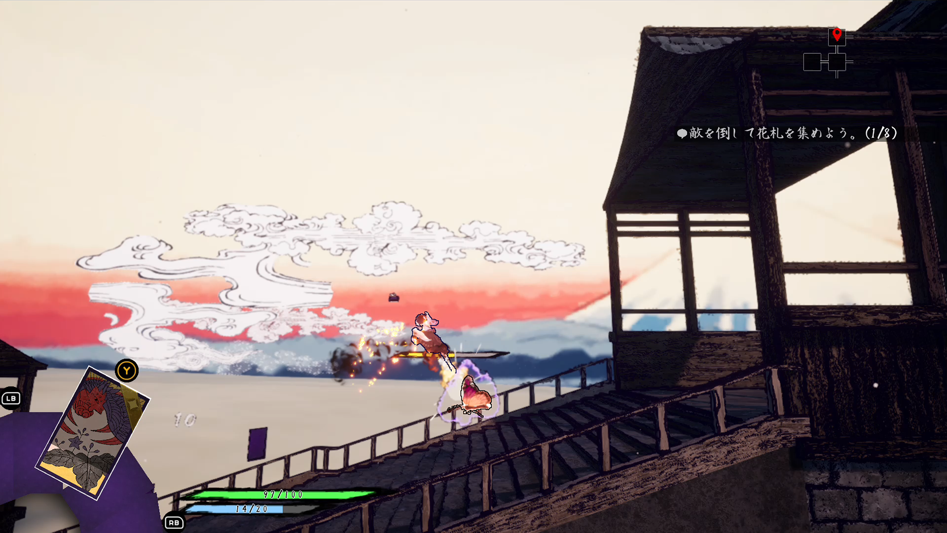 「花札」で戦うローグライトアクションゲーム『花札ノ巫孤』Steamストアページが公開_011