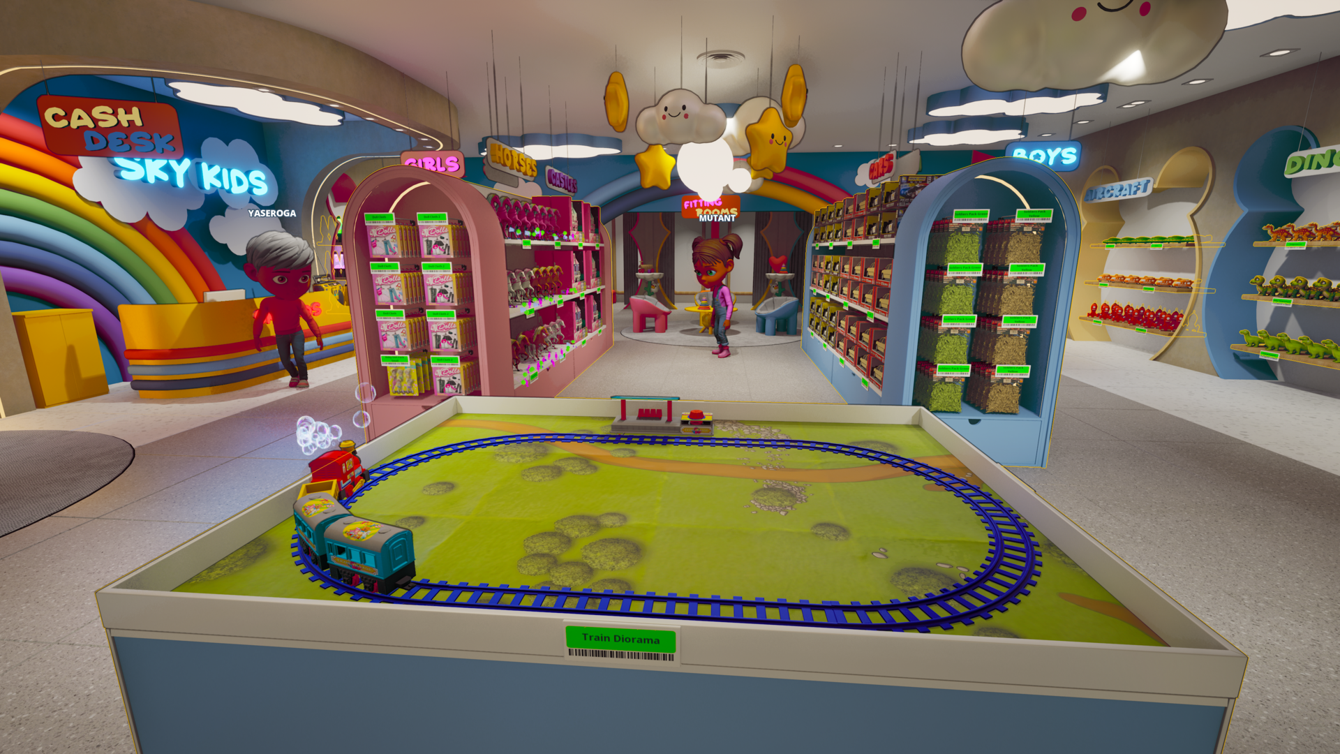 『みんなでおもちゃ屋おかたづけ!』の無料体験版がSteamで配信開始。2万個のおもちゃを片付けるゲーム_003