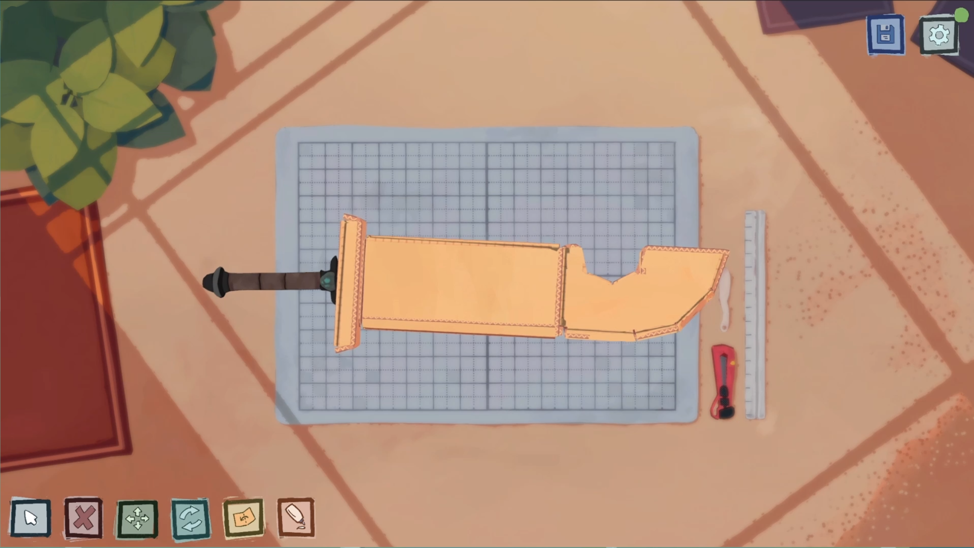 『From Scratch』のトレーラーが公開。段ボールでいろんな小道具を作る工作シミュレーション・お店経営ゲーム_005